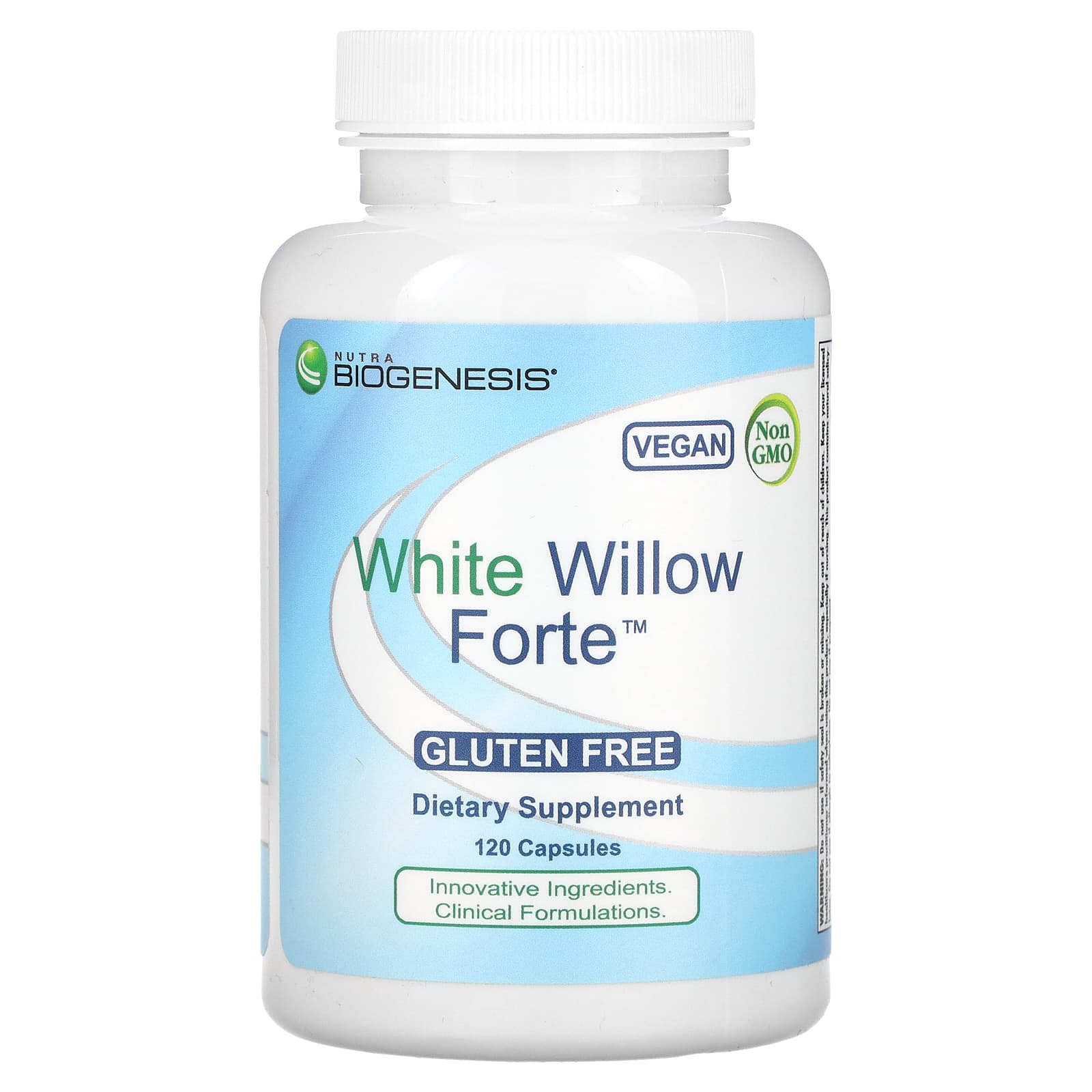 Nutra BioGenesis, White Willow Forte, 120 Capsules - B000MCZP2Y