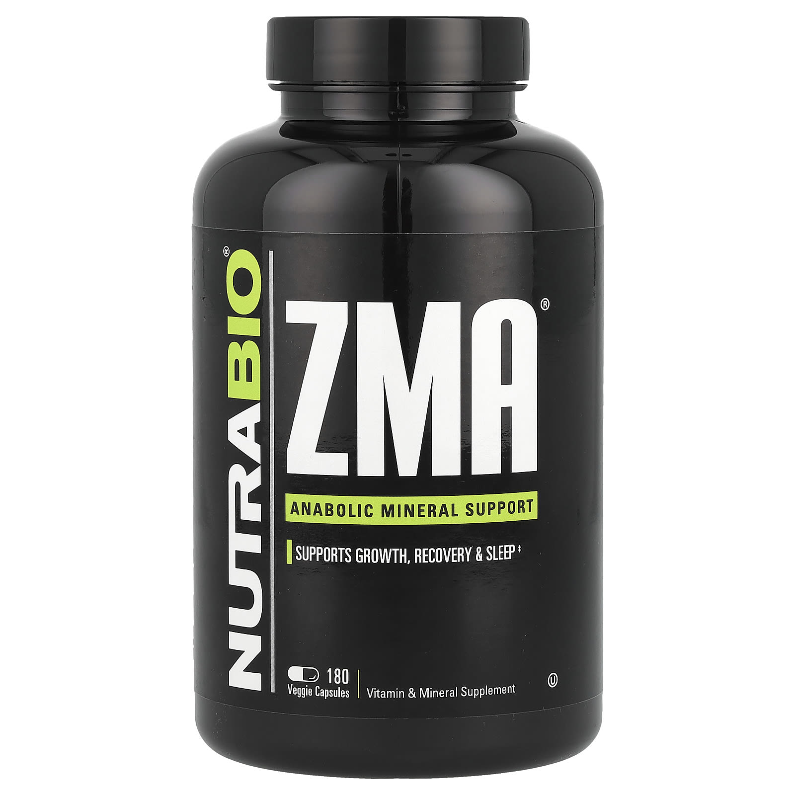 NutraBio, ZMA®, 180 Veggie Capsules - B00DHPILEM