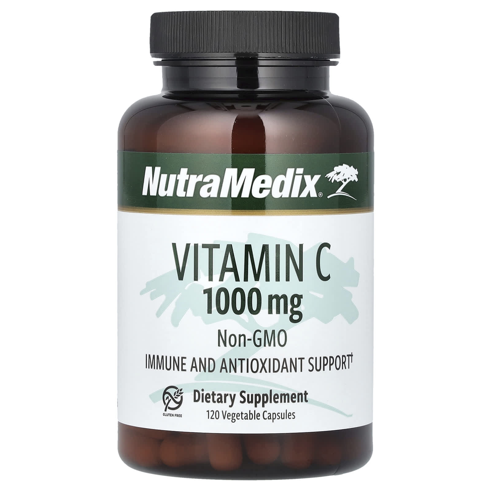 NutraMedix, Vitamin C, 1,000 mg, 120 Vegetable Capsules - B08GY8KT94