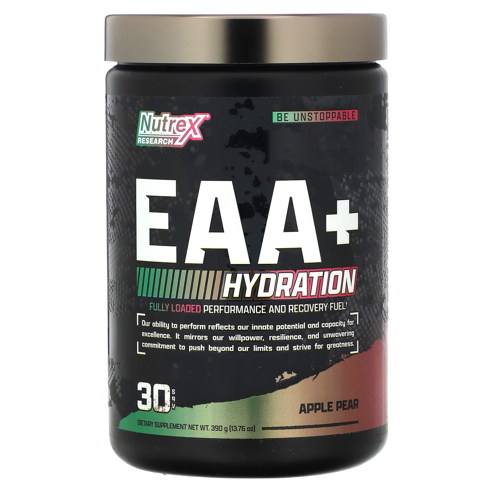 Nutrex Research, EAA+ Hydration, Apple Pear, 13.76 oz (390 g) - B07PP4KCZT