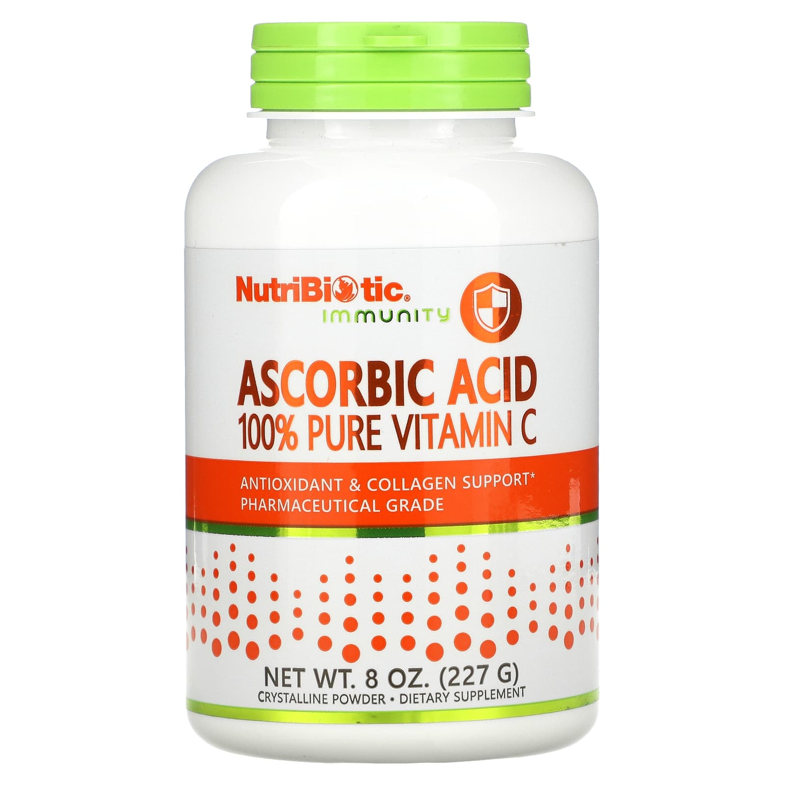 NutriBiotic, Immunity, Ascorbic Acid, 100% Pure Vitamin C, Crystalline Powder, 8 oz (227 g) - B0017UW5RS