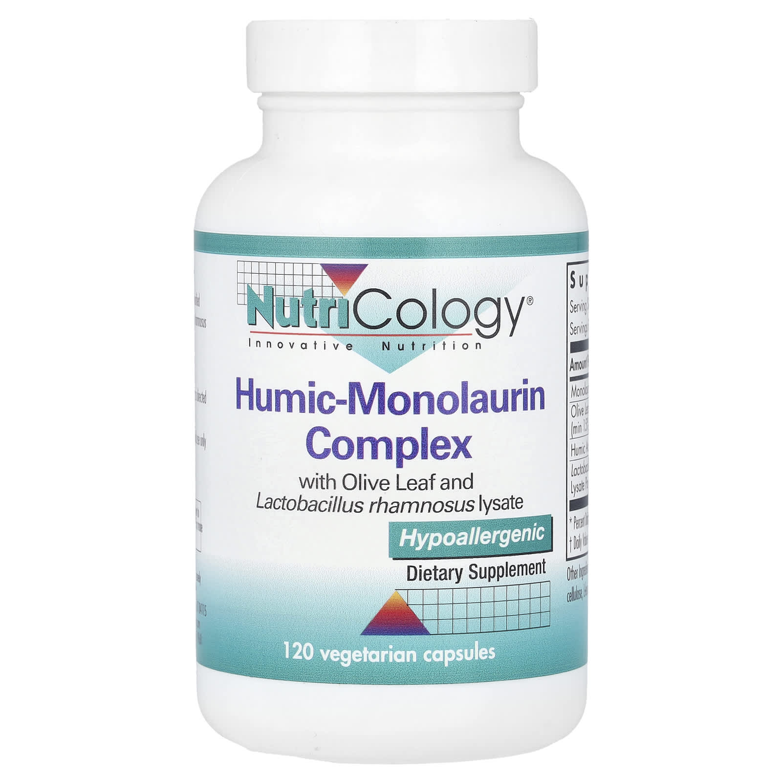 Nutricology, Humic-Monolaurin Complex, 120 Vegetarian Capsules - B00BDMR5J8