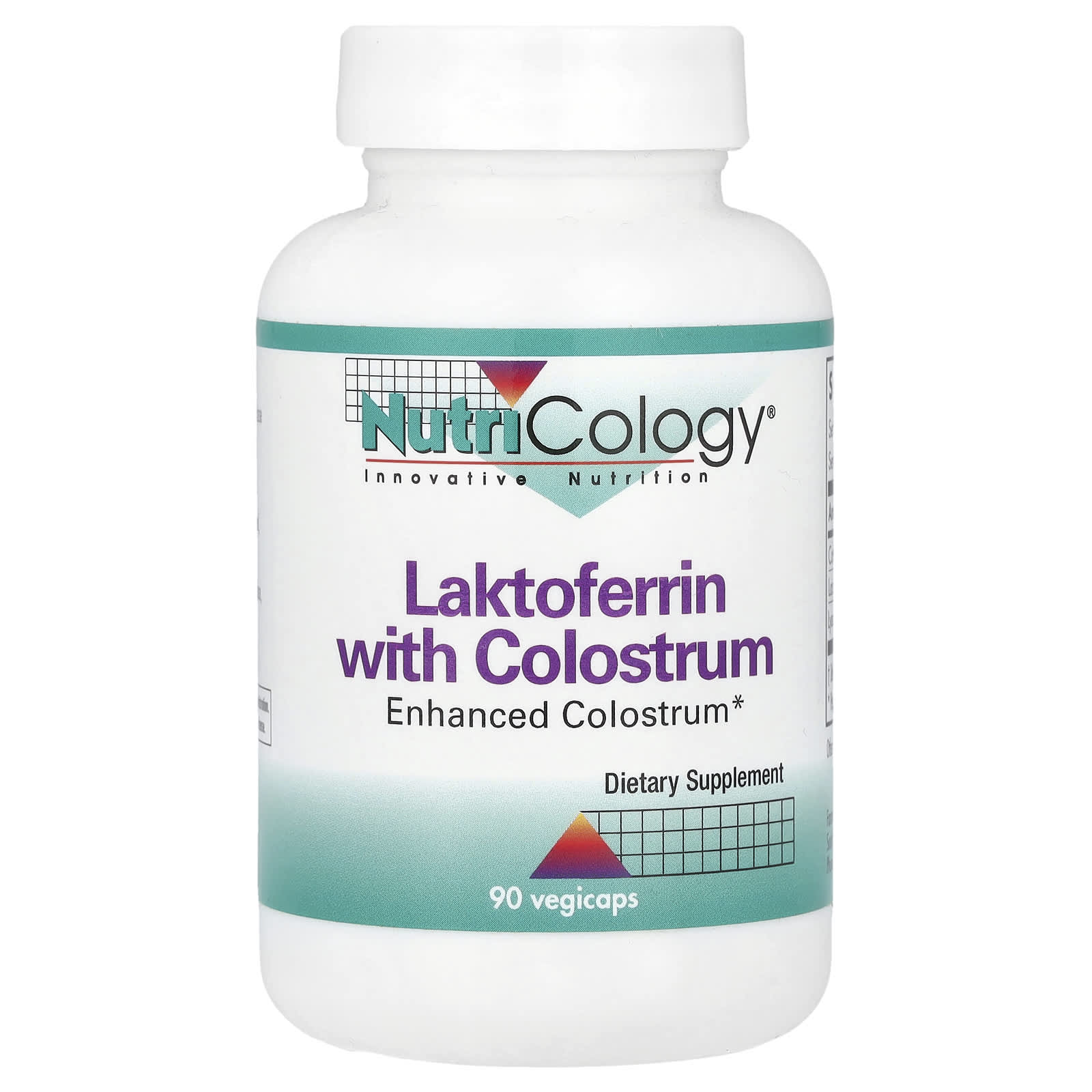 Nutricology, Laktoferrin with Colostrum, 90 Vegicaps - B00028P8QG