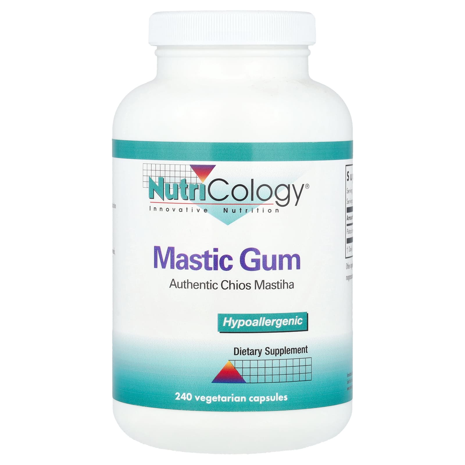 Nutricology, Mastic Gum, 240 Vegetarian Capsules - B07MTGYQKN