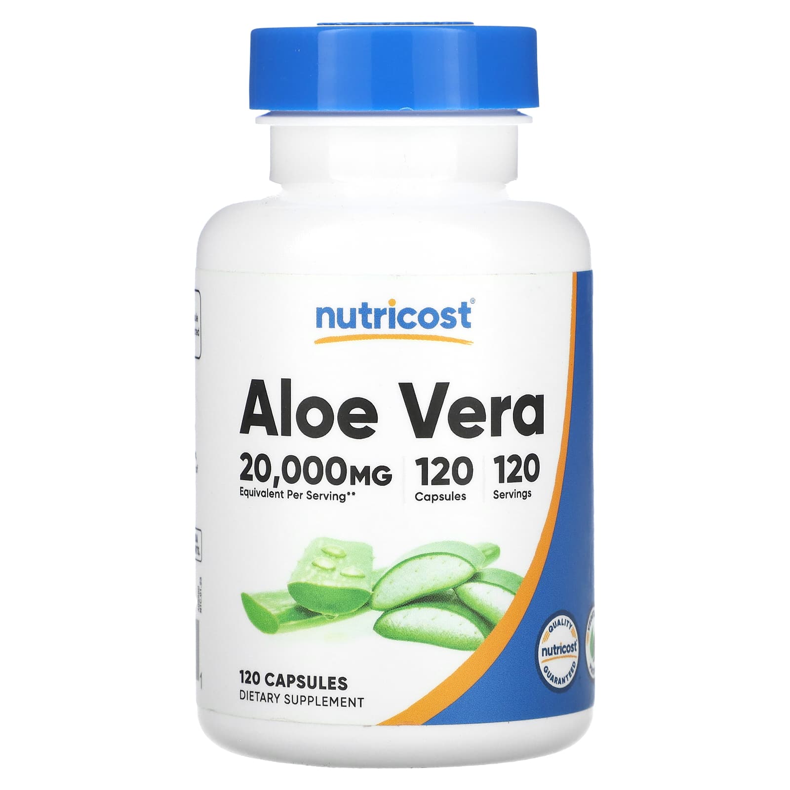 Nutricost, Aloe Vera, 20,000 mg , 120 Capsules - B086BRX9LM
