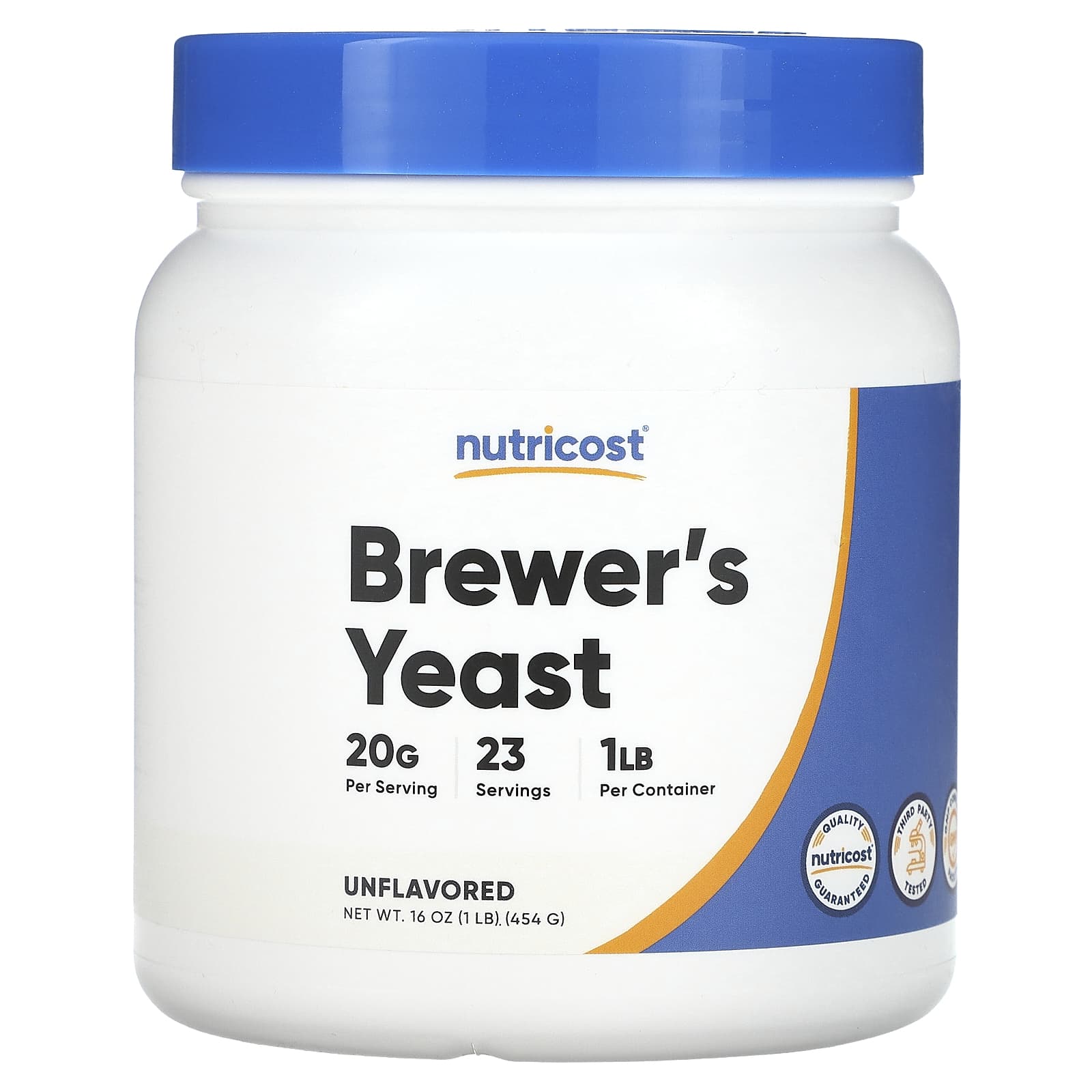Nutricost, Brewer's Yeast, Unflavored, 16 oz (454 g) - B07S95VHM3