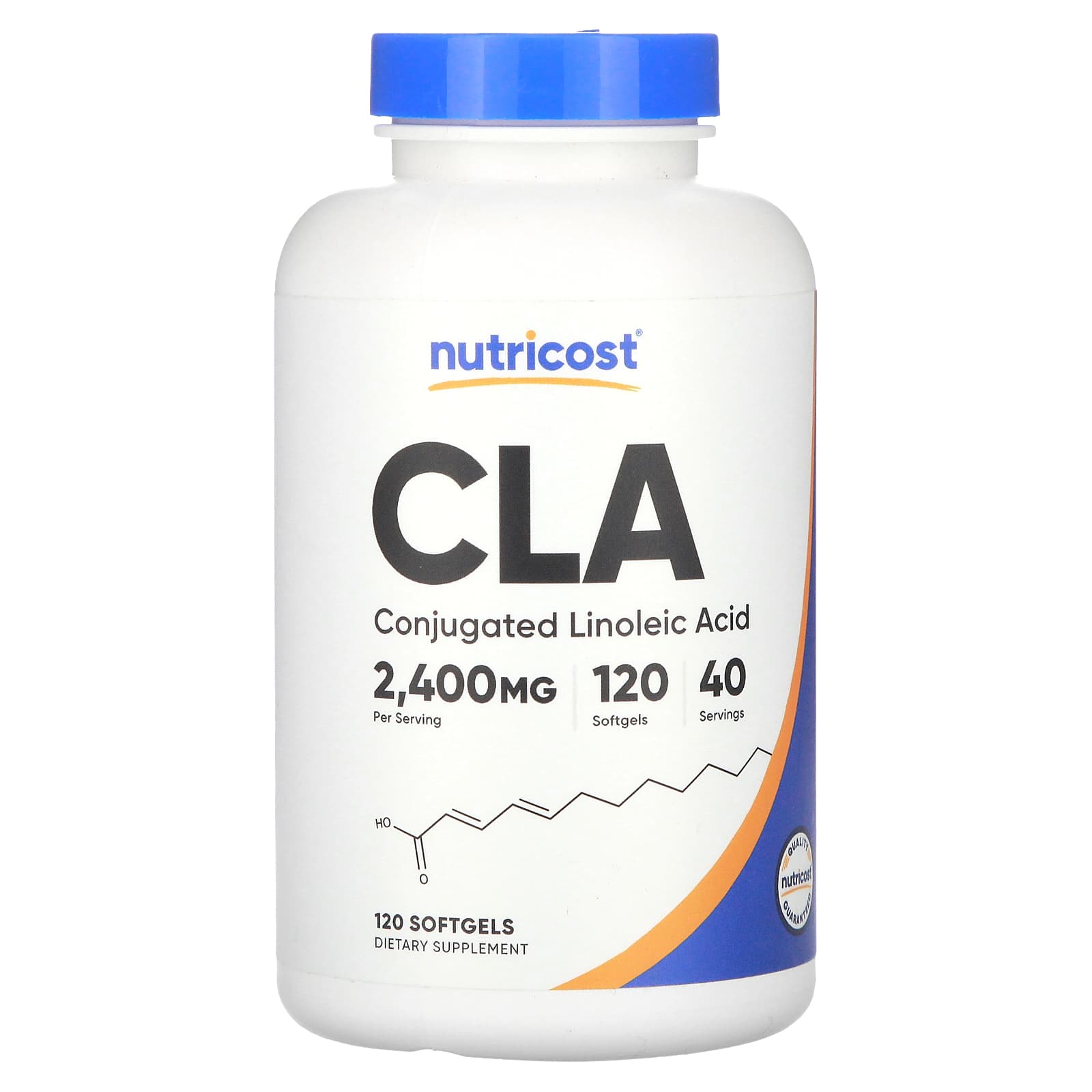 Nutricost, CLA, 2,400 mg, 120 Softgels (800 mg per Softgel)