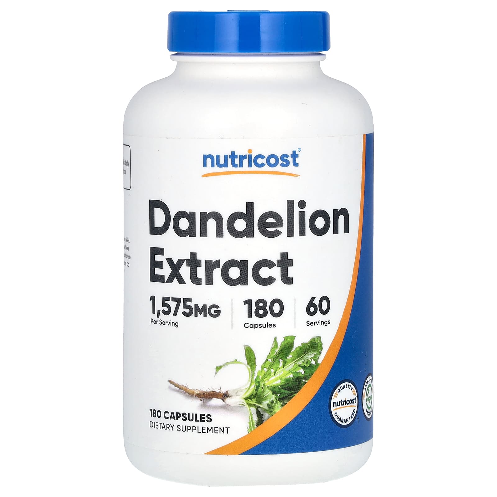 Nutricost, Dandelion Extract, 1,575 mg, 180 Capsules (525 mg Per Capsule) - B075ZZ5MV1