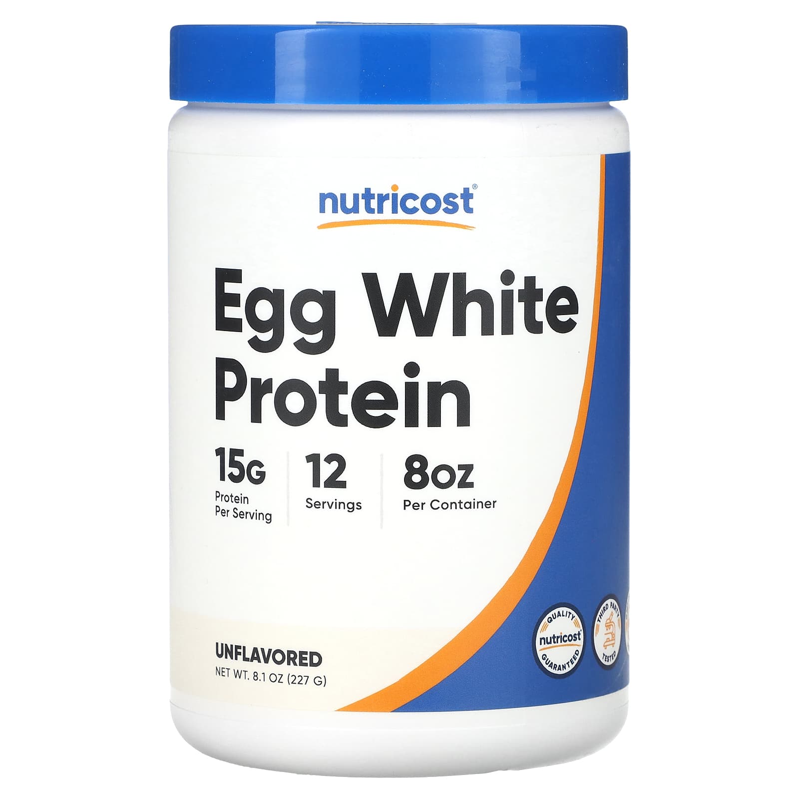 Nutricost, Egg White Protein, Unflavored, 8.1 oz (227 g) - B0BRNXGVBS