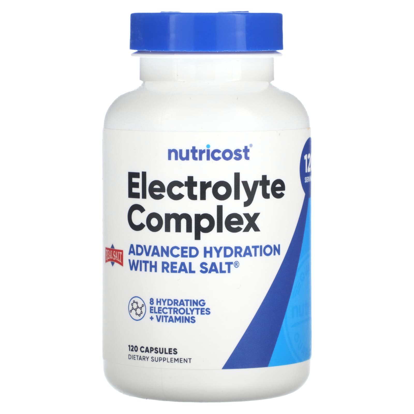 Nutricost, Electrolyte Complex, 120 Capsules - B09NS38Q41