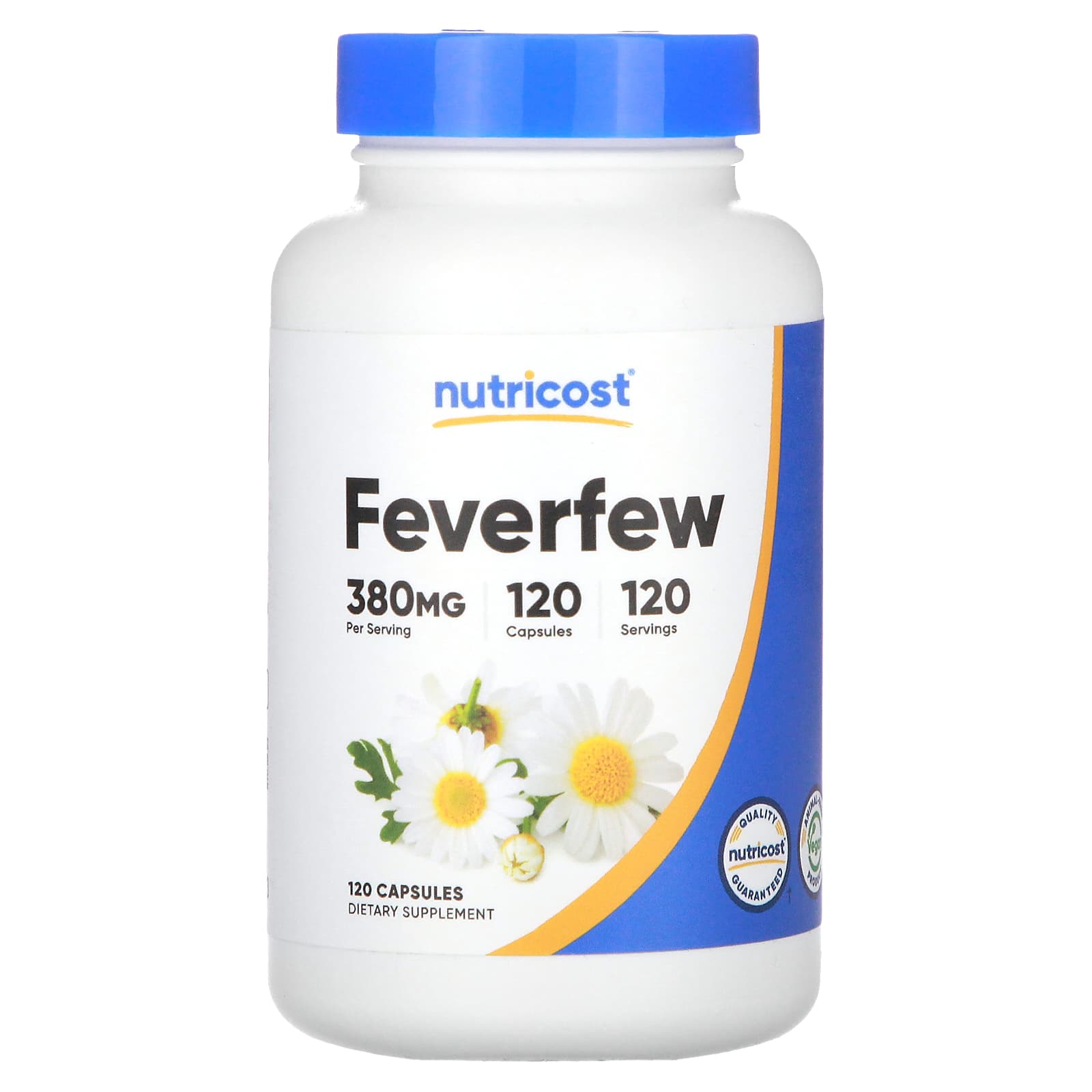 Nutricost, Feverfew, 380 mg, 120 Capsules - B0BCY8YR5D
