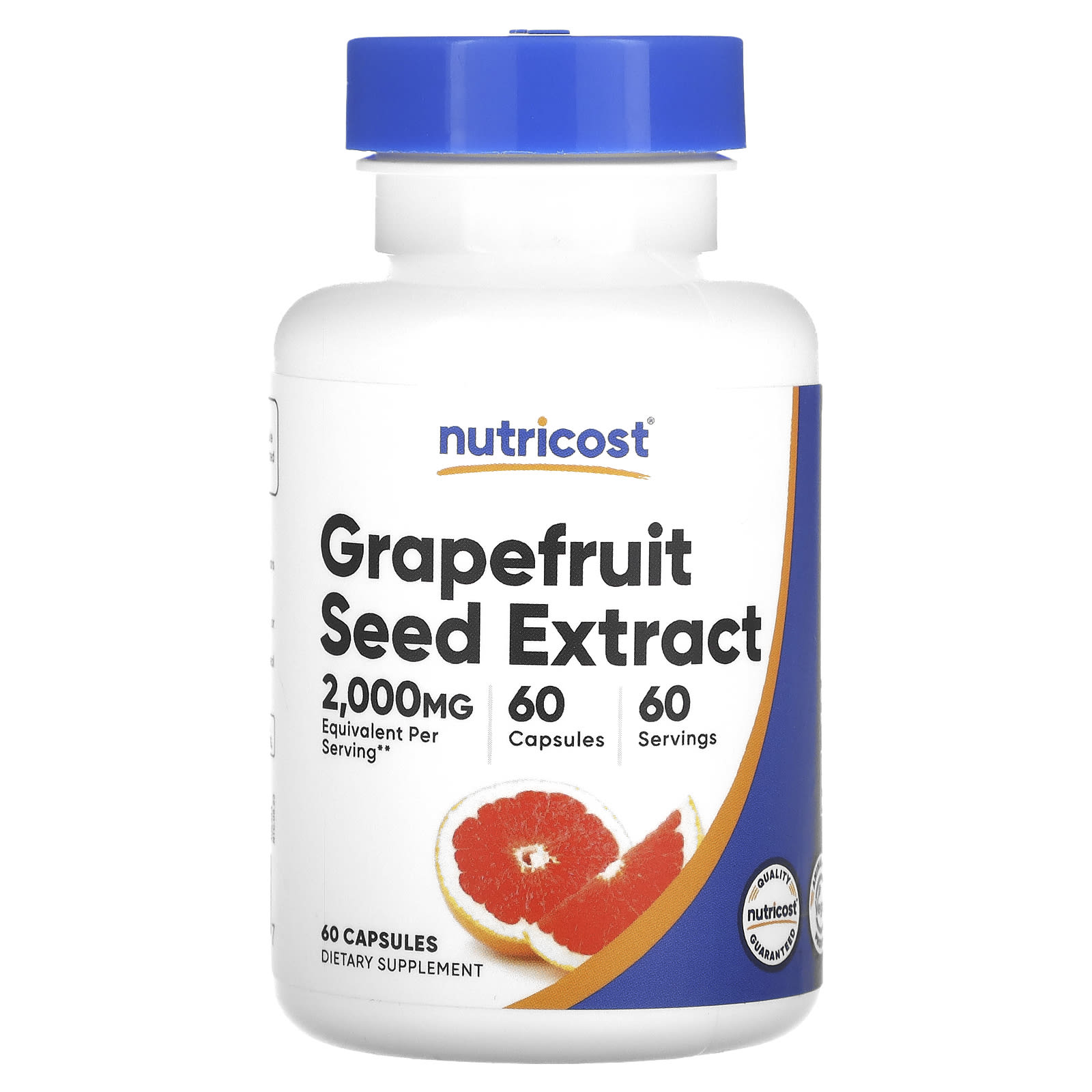 Nutricost, Grapefruit Seed Extract, 2,000 mg, 60 Capsules - B08XYCMYQ9