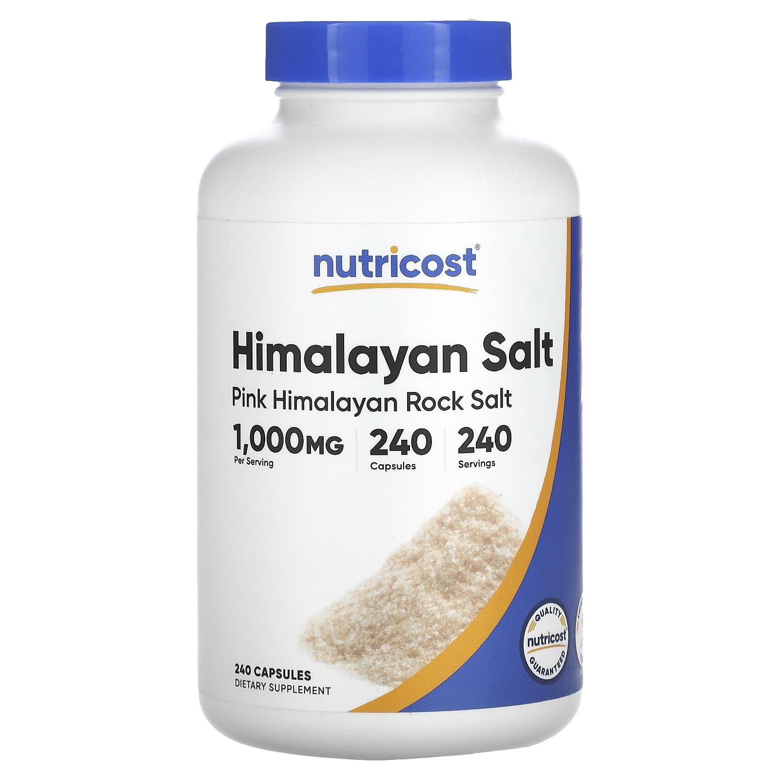 Nutricost, Himalayan Salt , 1,000 mg , 240 Capsules - B08TLH48G6