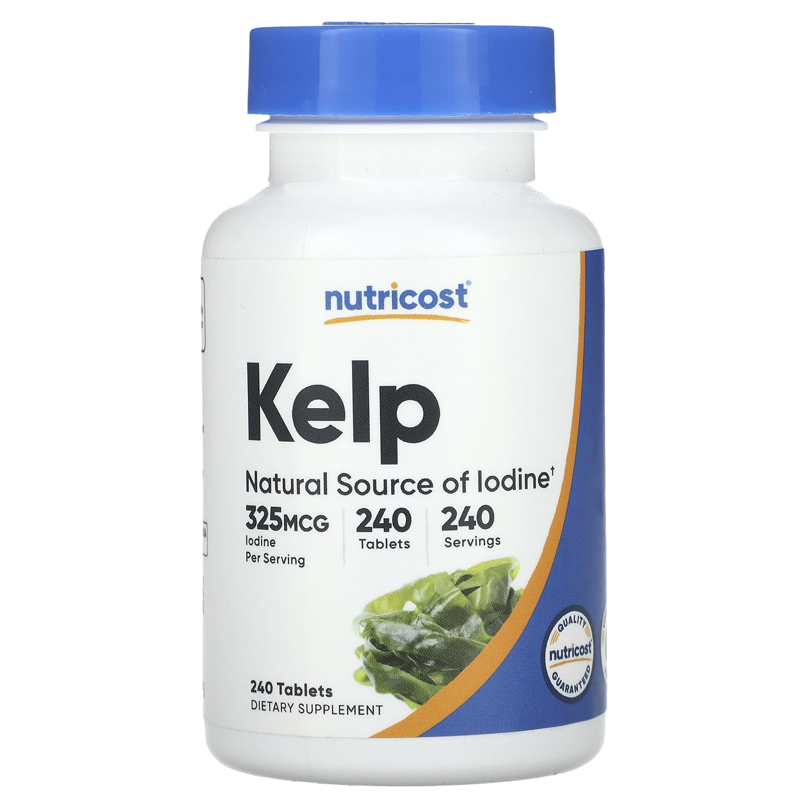 Nutricost, Kelp, 325 mcg, 240 Tablets - B0971TDFRC