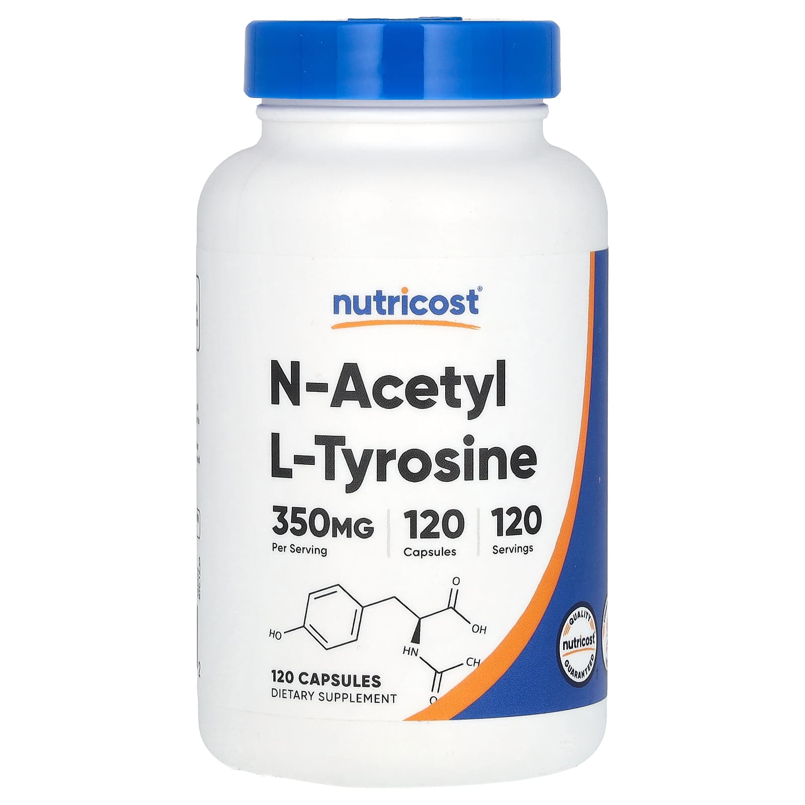 Nutricost, N-Acetyl L-Tyrosine, 350 mg, 120 Capsules - B079NQ1XXW