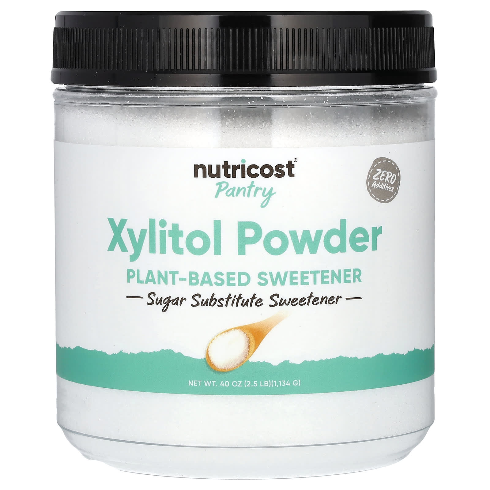 Nutricost, Pantry, Xylitol Powder, Plant-Based Sweetener, 2.5 lb (1,134 g) - B0742QP69G