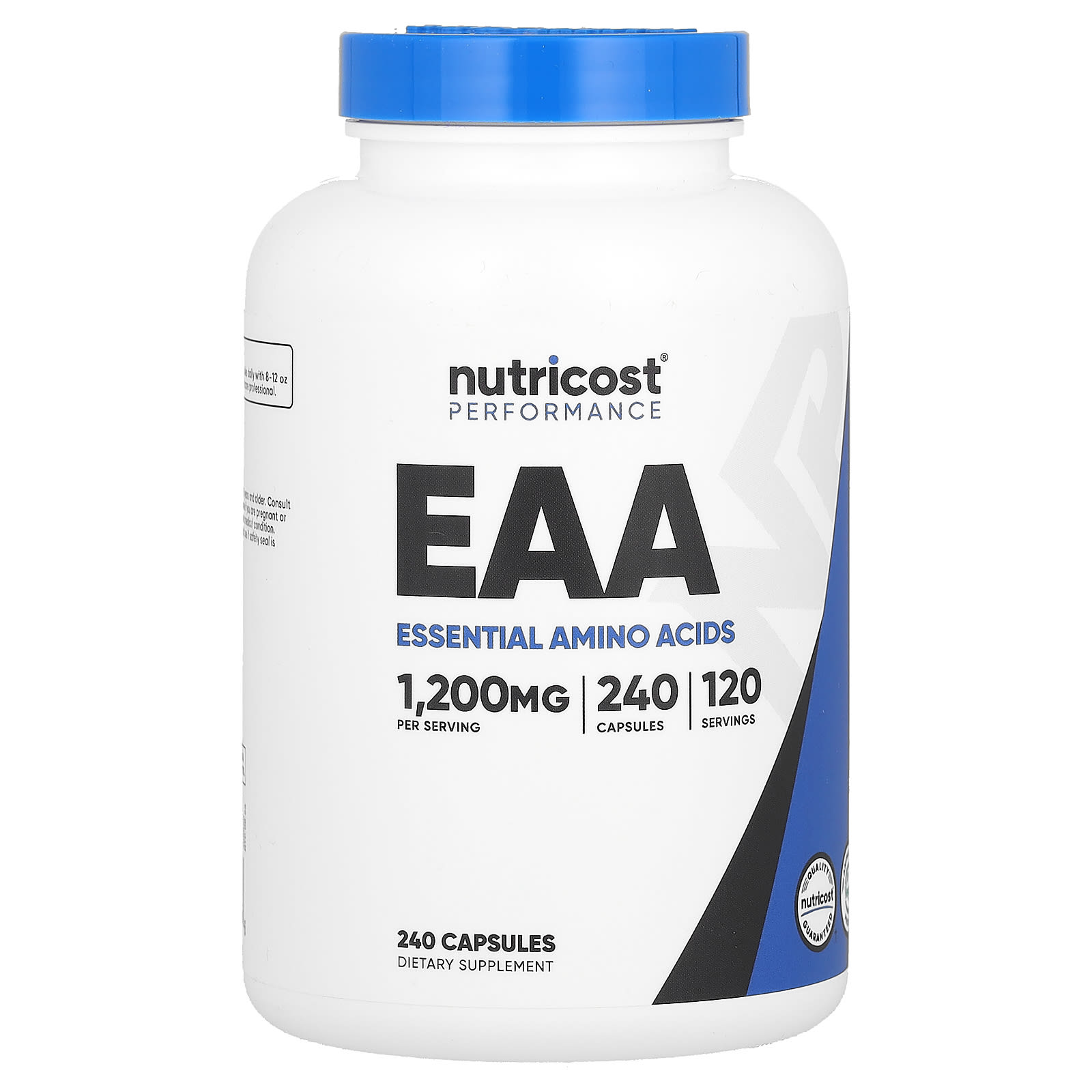 Nutricost, Performance, EAA, 1,200 mg , 240 Capsules (600 mg per Capsule)