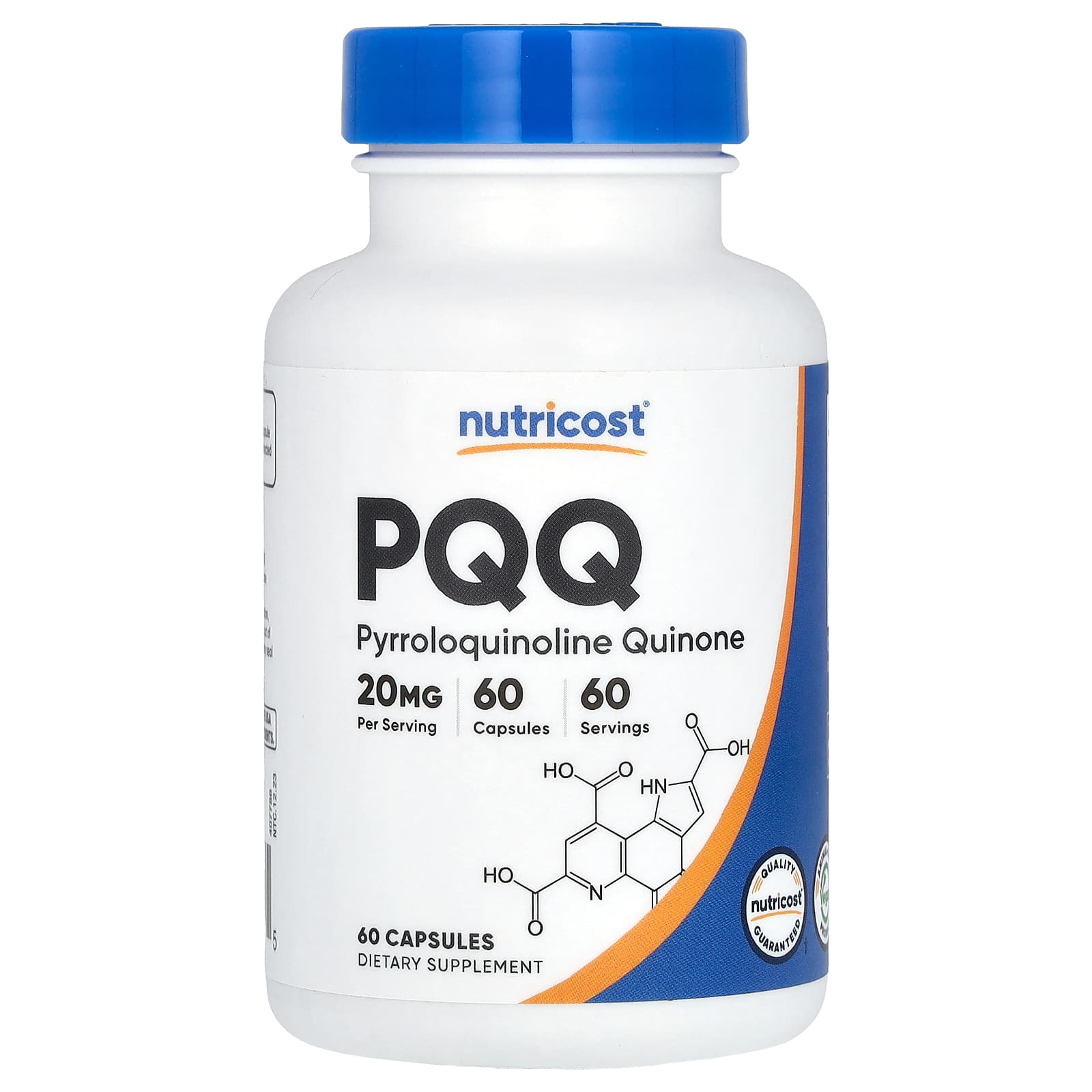 Nutricost, PQQ, 20 mg, 60 Capsules - B07BH4JG35