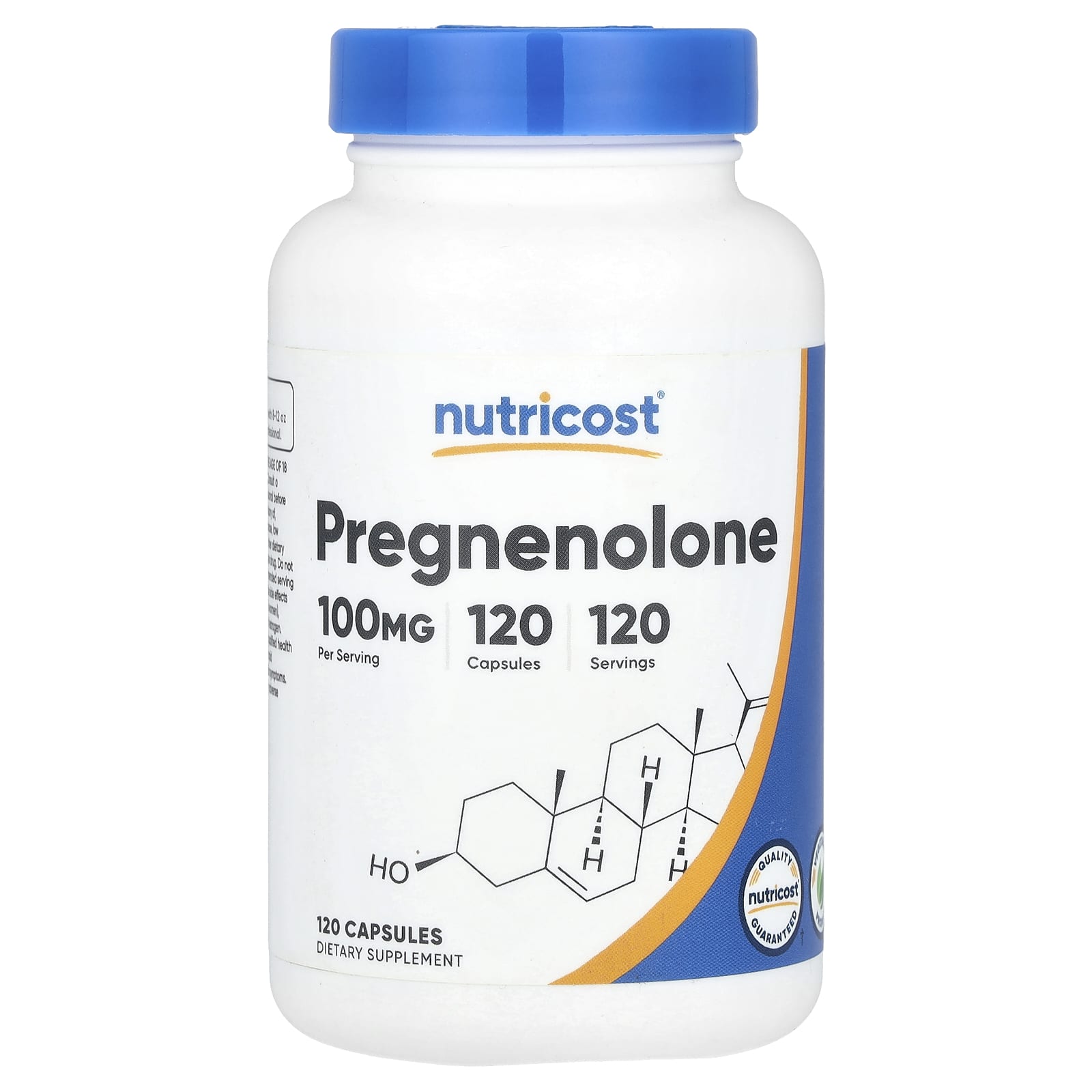 Nutricost, Pregnenolone, 100 mg, 120 Capsules - B09CDZR7WB