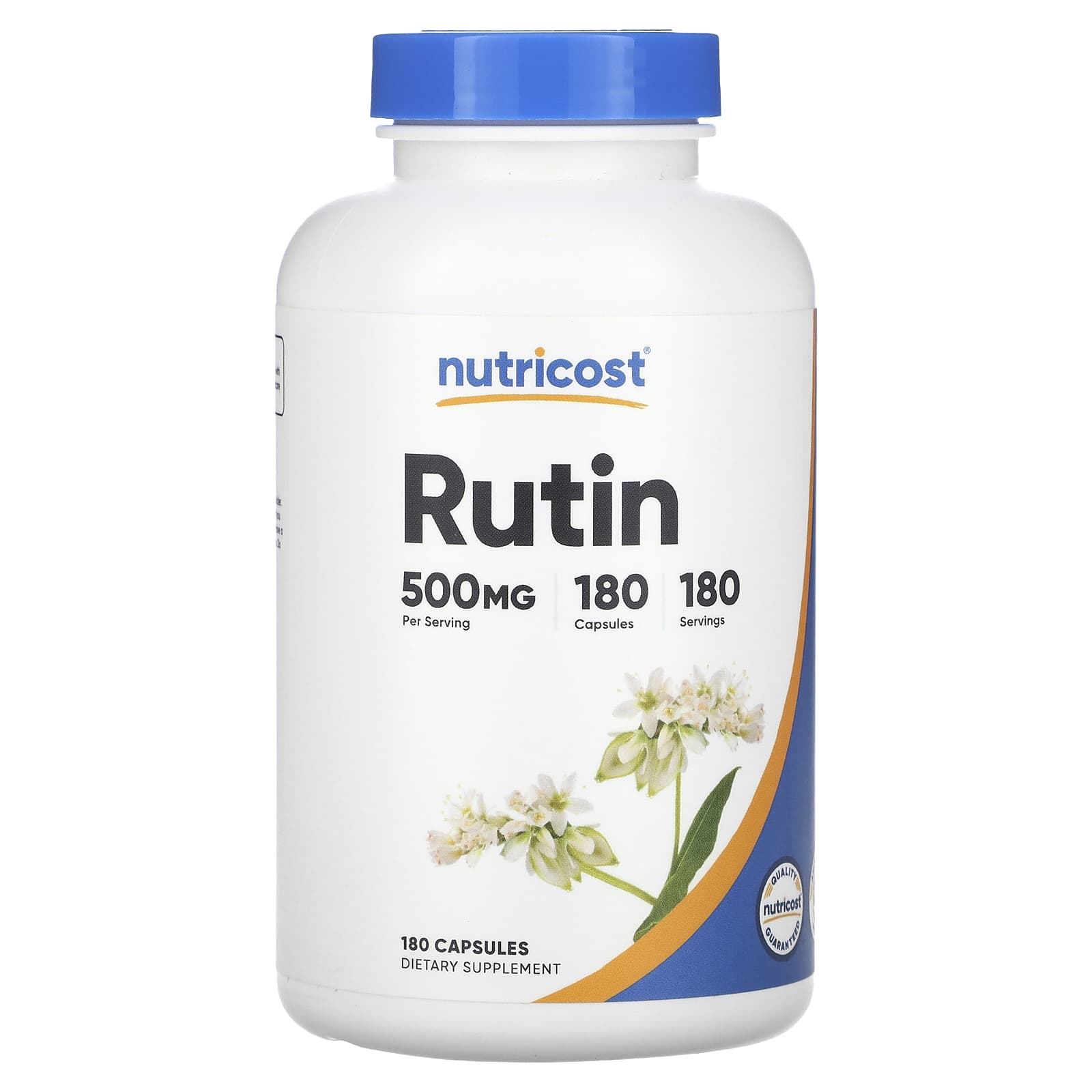 Nutricost, Rutin, 500 mg, 180 Capsules - B09B2PZ25V