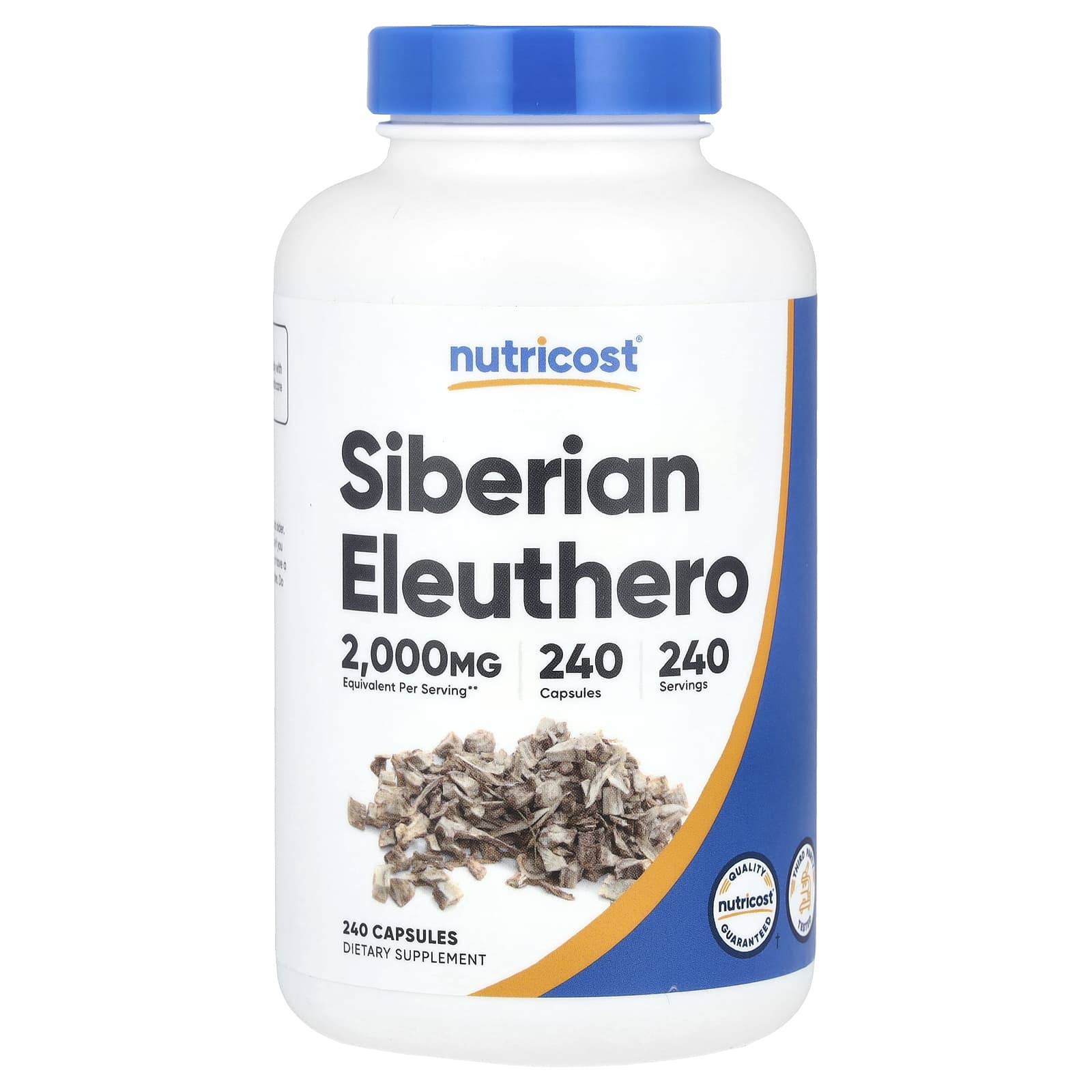 Nutricost, Siberian Eleuthero, 2,000 mg, 240 Capsules - B0788BBDLL
