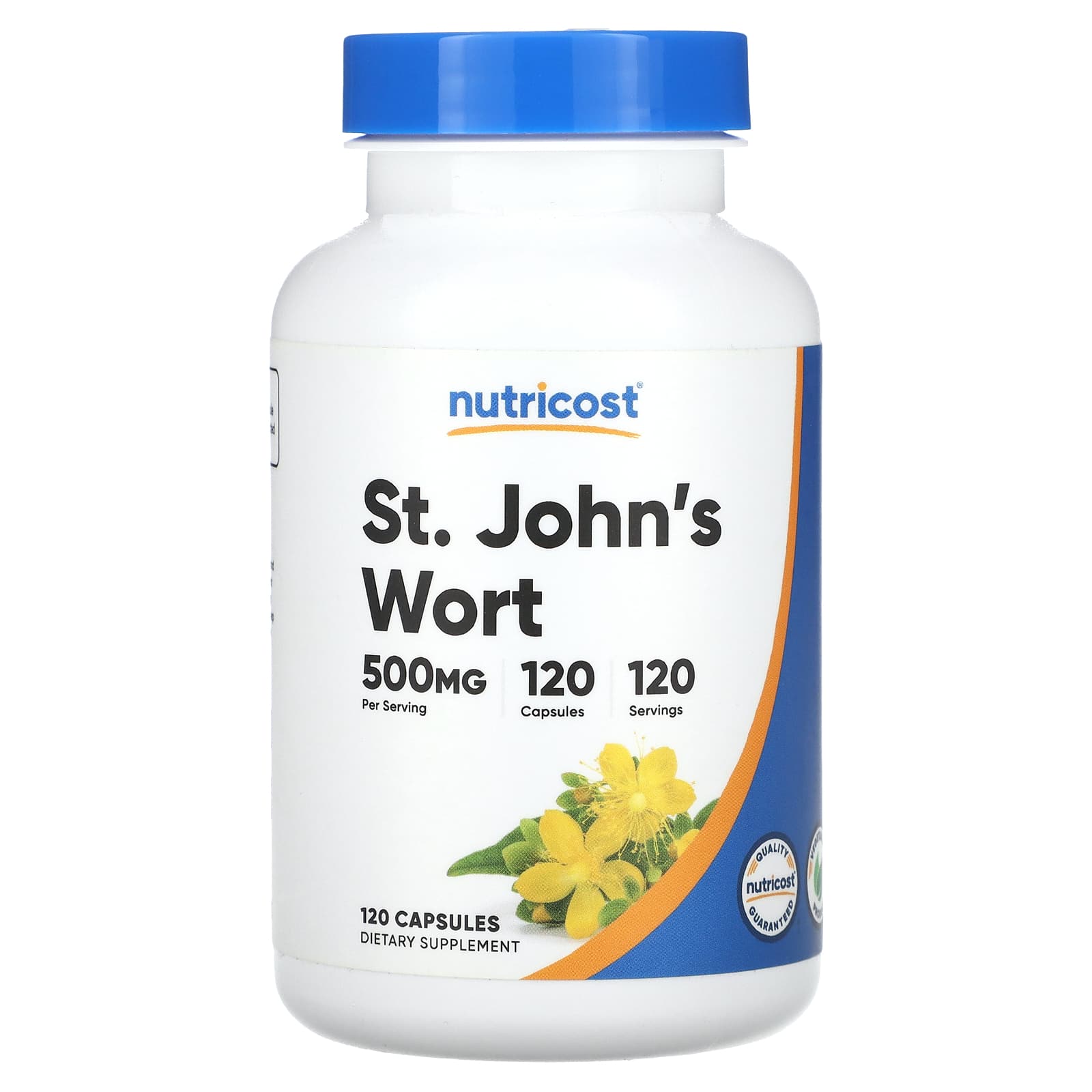 Nutricost, St. John's Wort, 500 mg , 120 Capsules - B07K4W4YF5