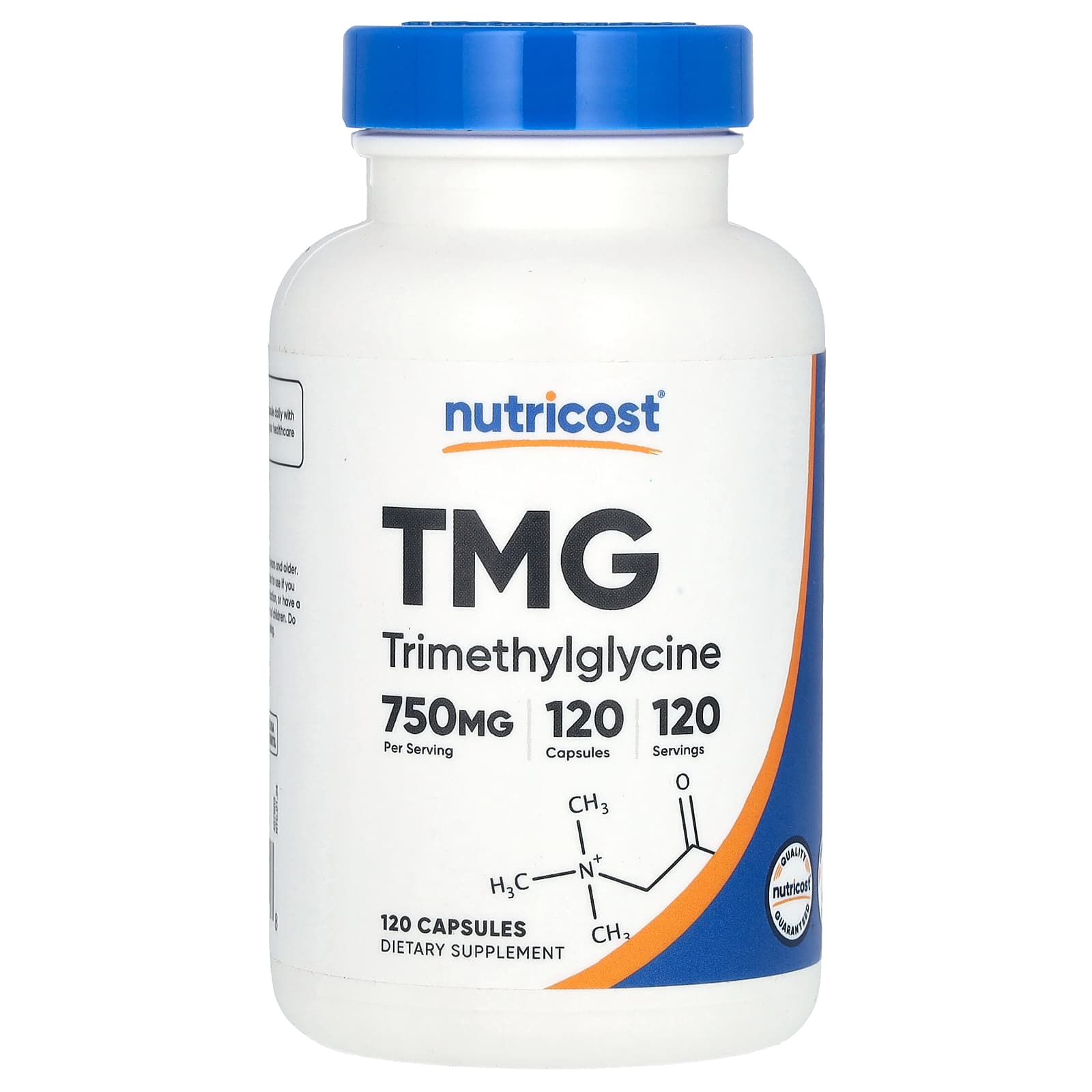 Nutricost, TMG, 750 mg, 120 Capsules - B01F5QSHUS