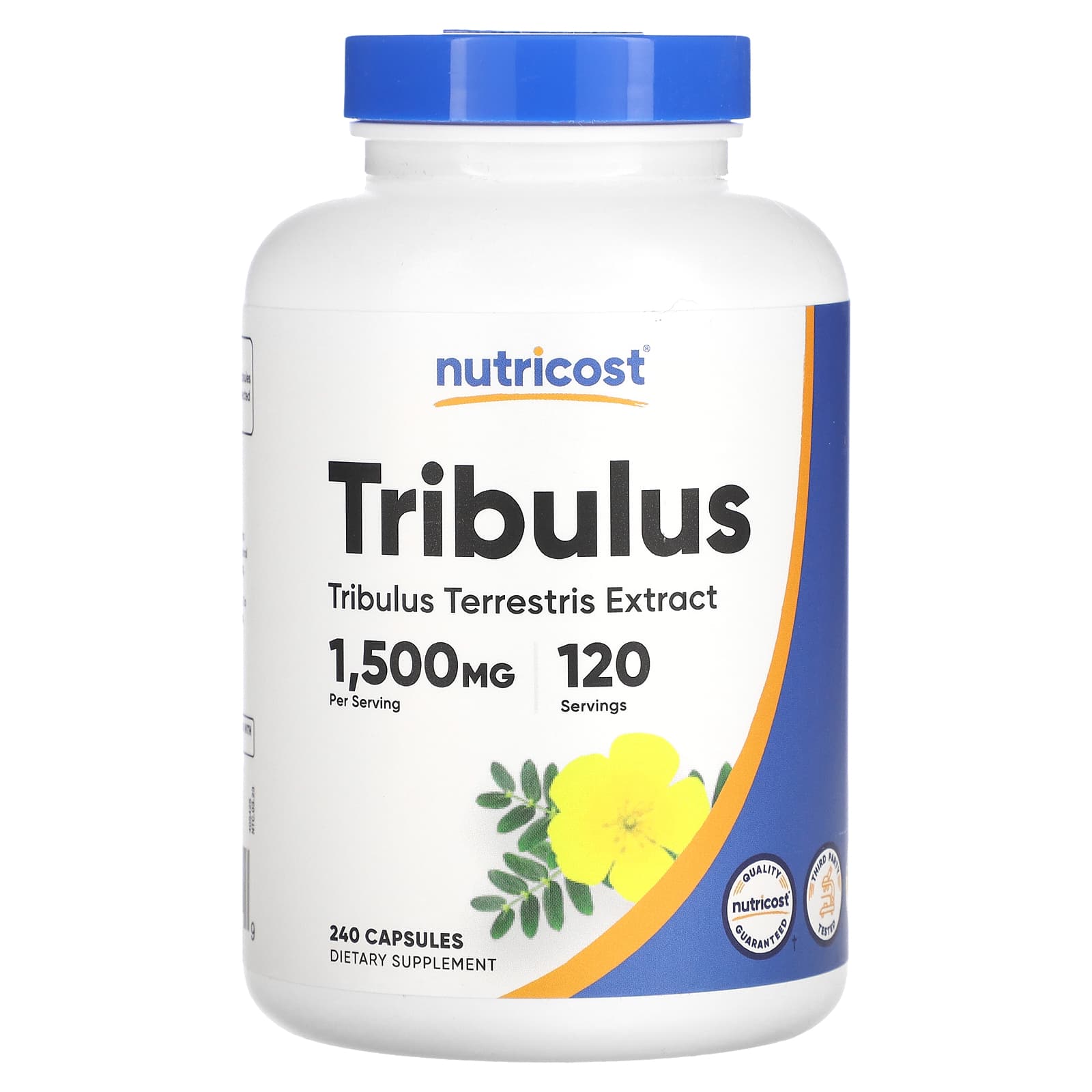 Nutricost, Tribulus, 1,500 mg, 240 Capsules (750 mg per Capsule) - B098KM6HHP