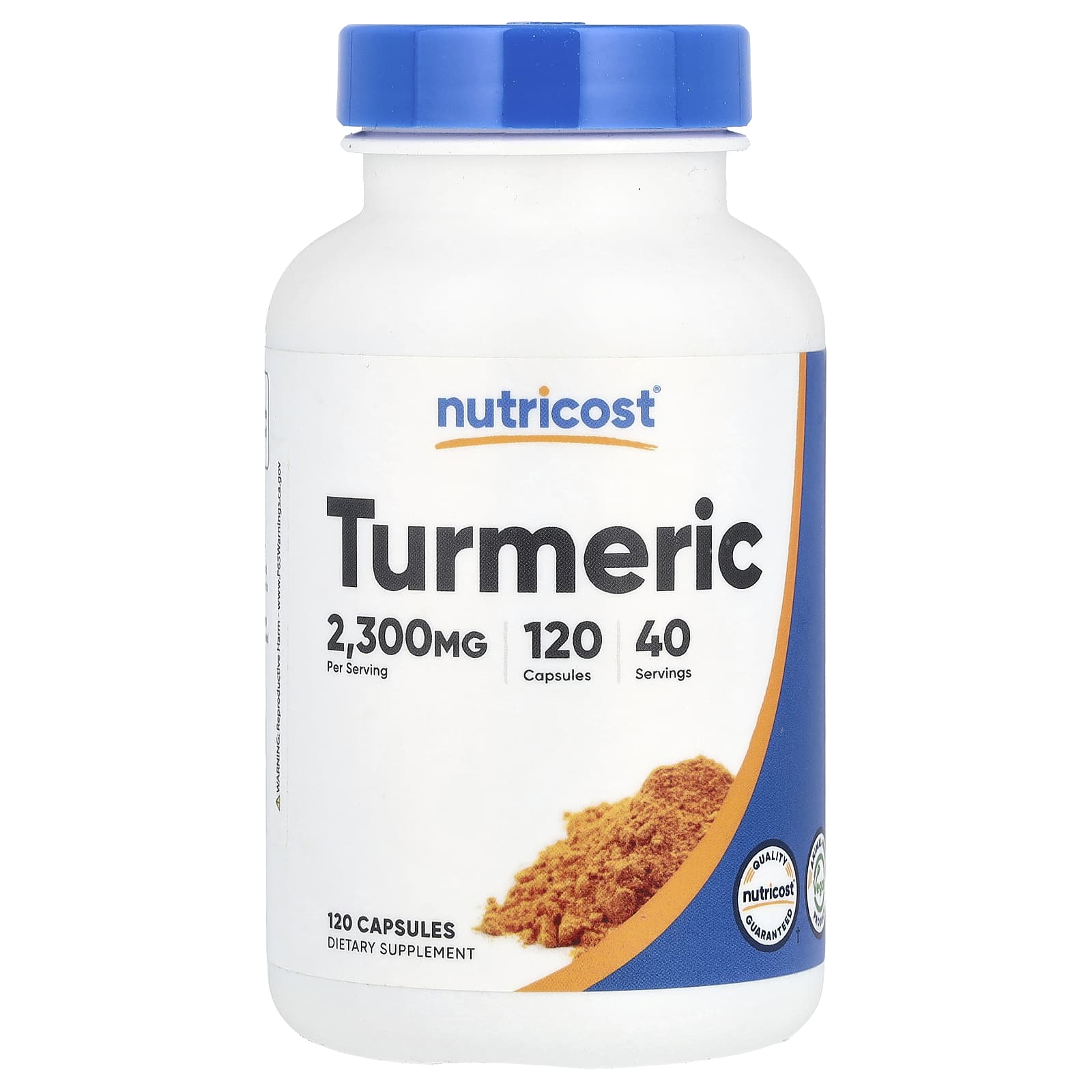 Nutricost, Turmeric, 2,300 mg, 120 Capsules (766 mg per Capsule) - B018GPDCV4