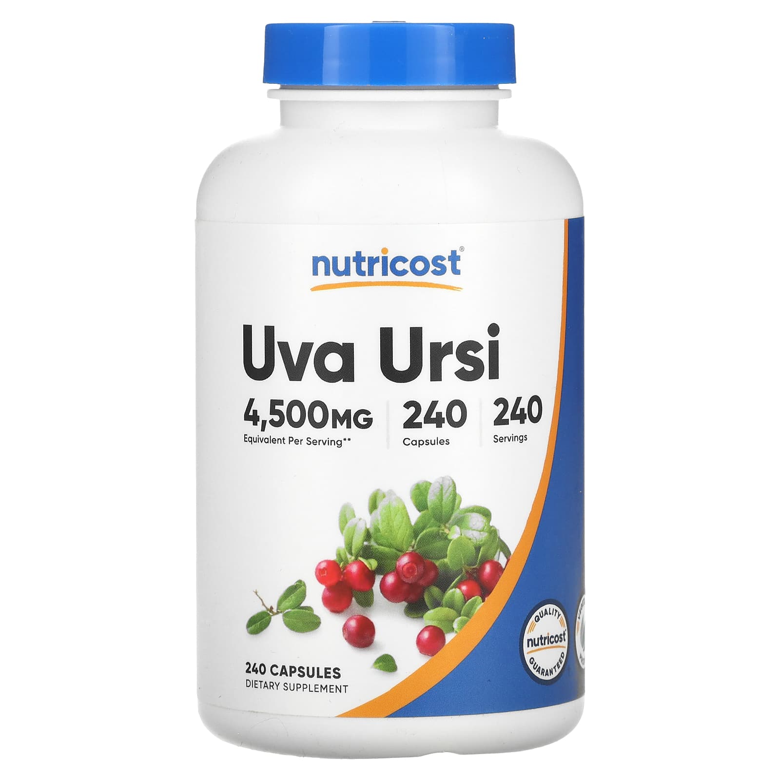 Nutricost, Uva Ursi, 4,500 mg, 240 Capsules - B08L5PHXQZ