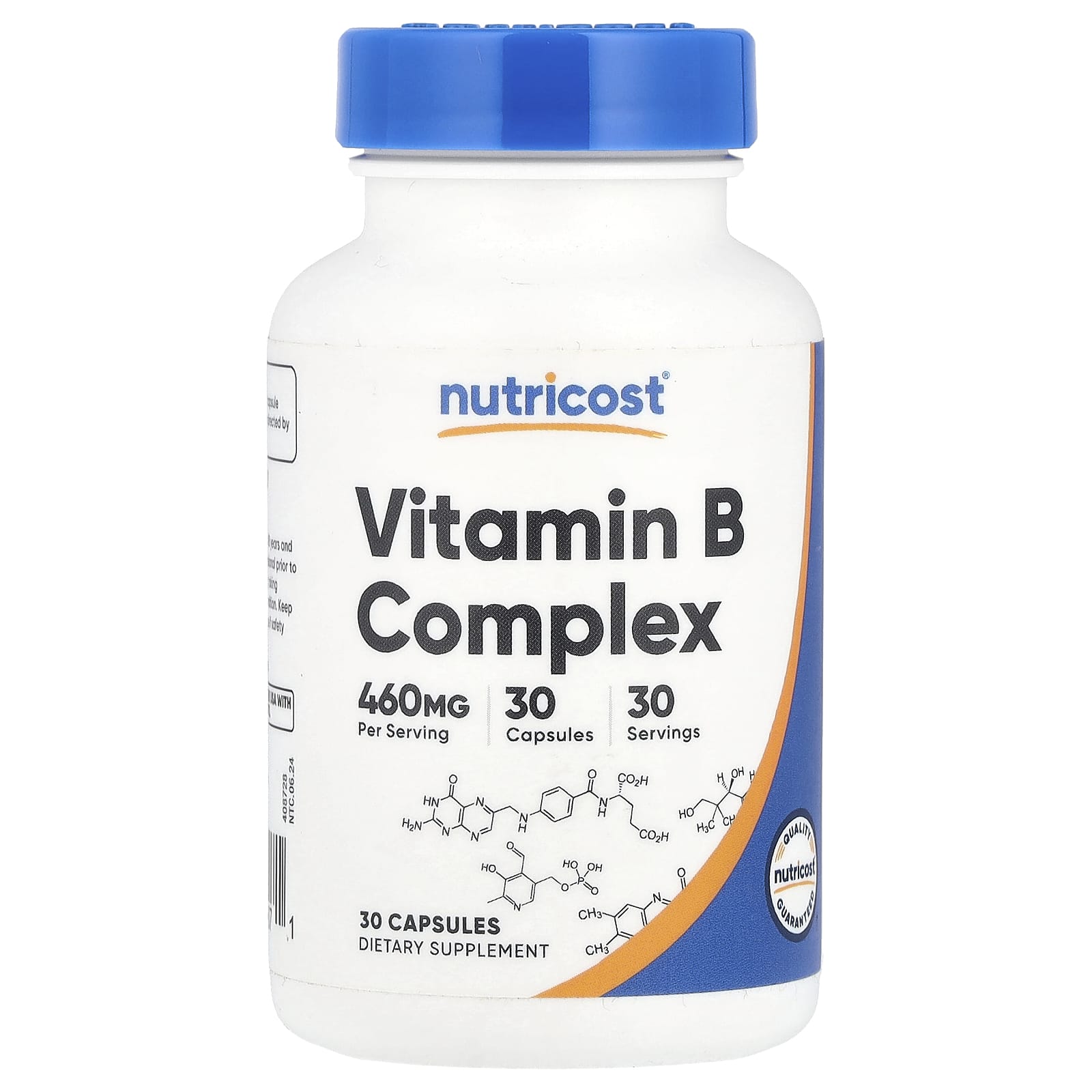 Nutricost, Vitamin B Complex, 30 Caps - B0FLW34D9Y