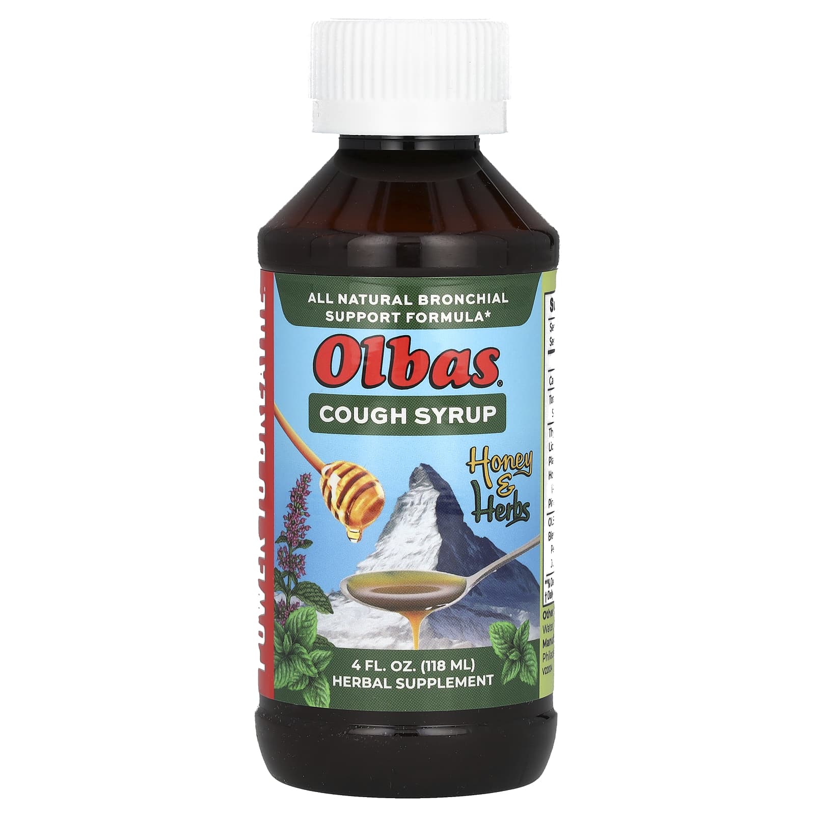 Olbas Therapeutic, Cough Syrup, Honey & Herbs, 4 fl oz (118 ml) - B001E0YEM0