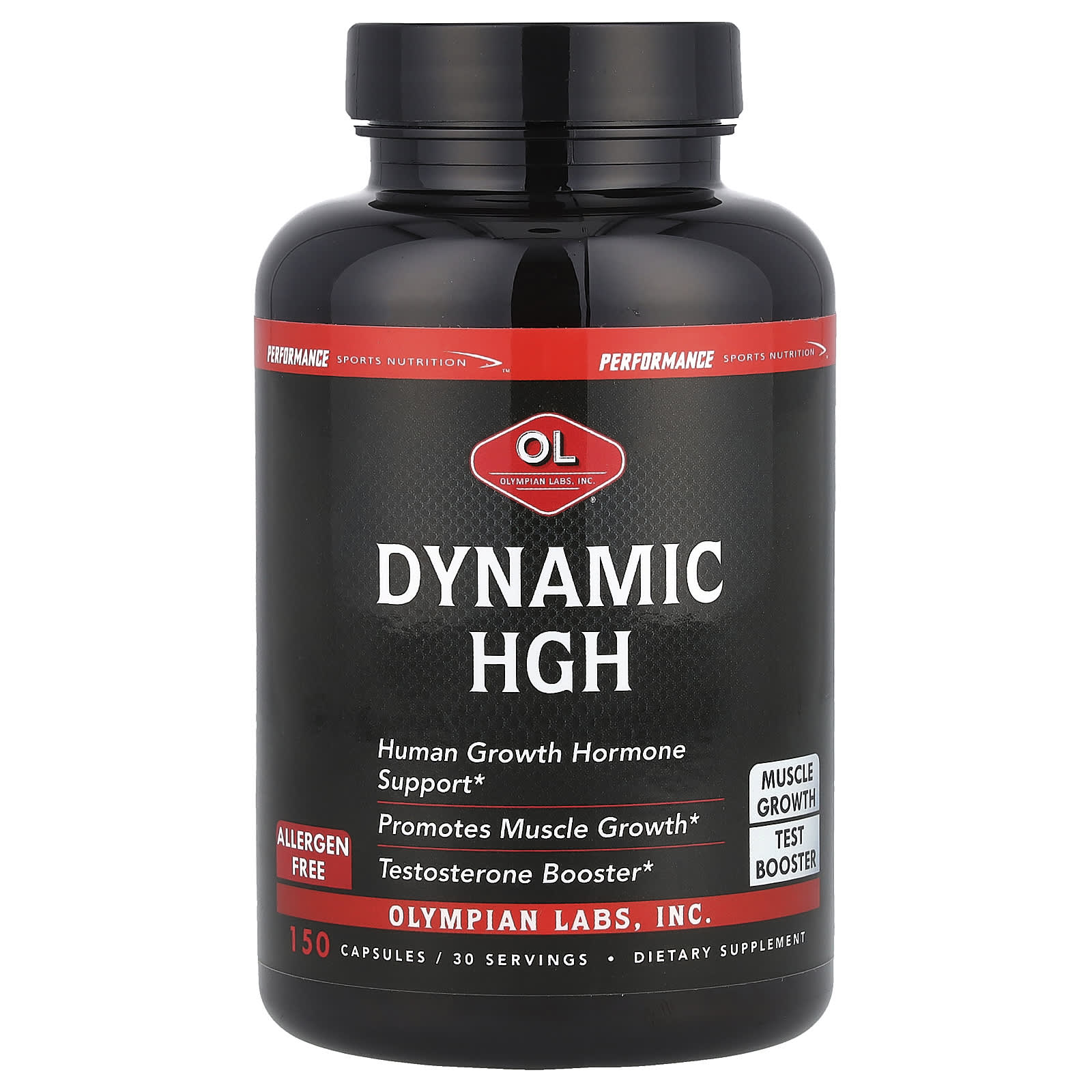 Olympian Labs, Dynamic HGH, 150 Capsules - B003OD47MM