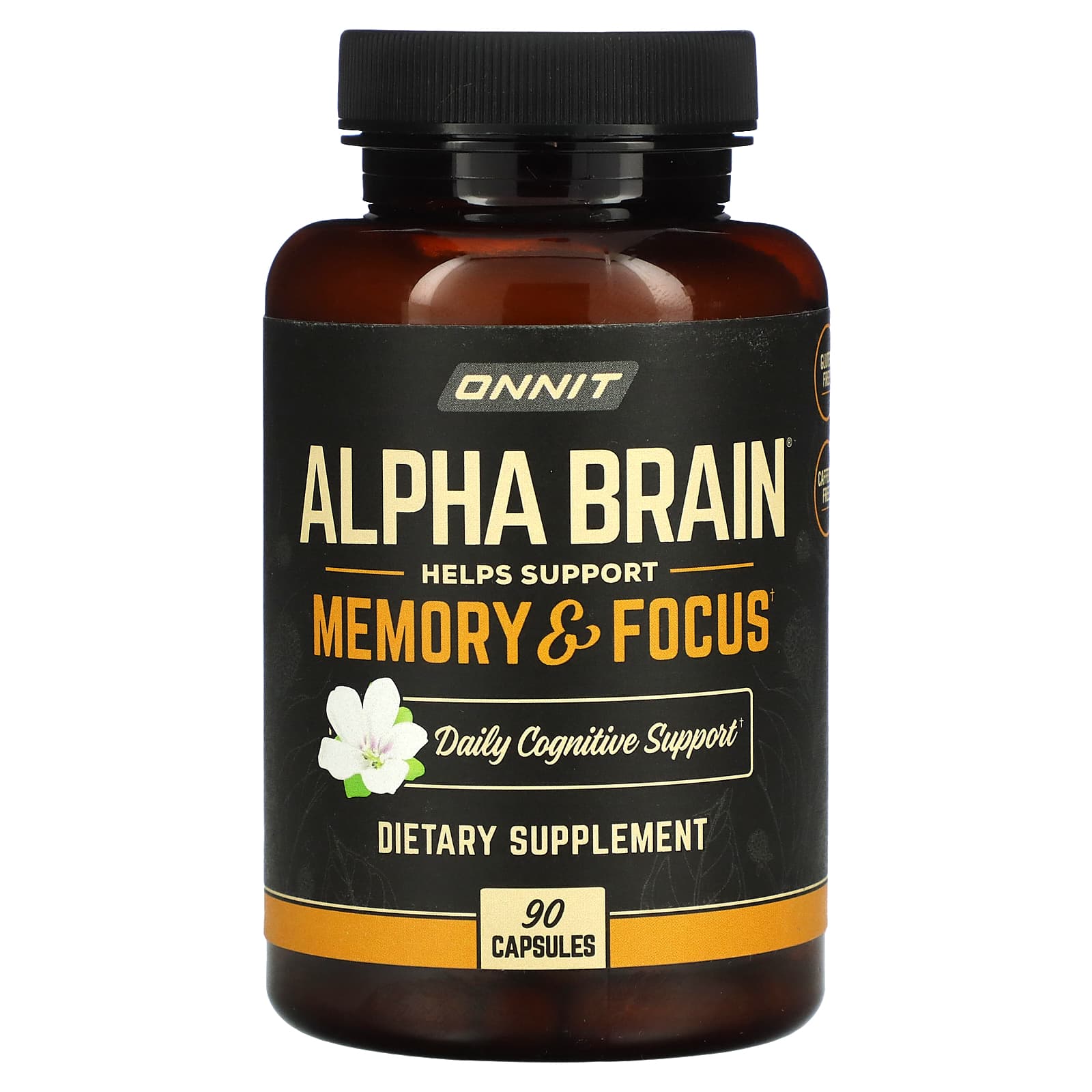 Onnit, Alpha Brain, 90 Capsules - B07WP7Q5BF