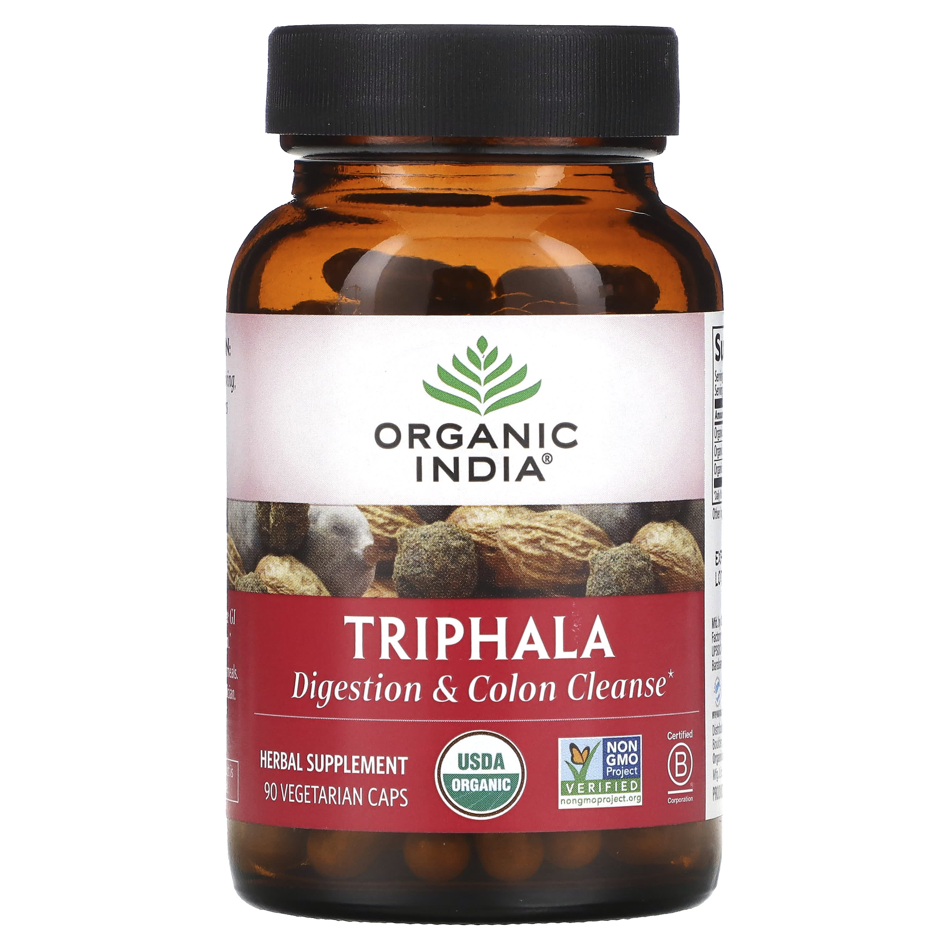 Organic India, Triphala, 90 Vegetarian Caps - B003PGCUKO
