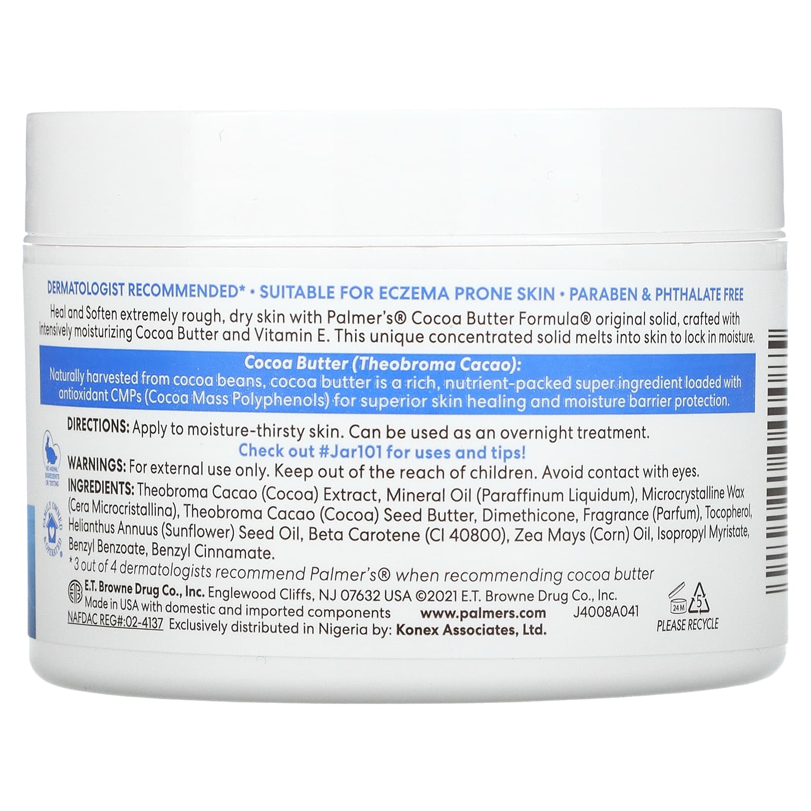 Palmer's, Cocoa Butter Formula With Vitamin E, 7.25 oz (200 g) - B000RGBWPO