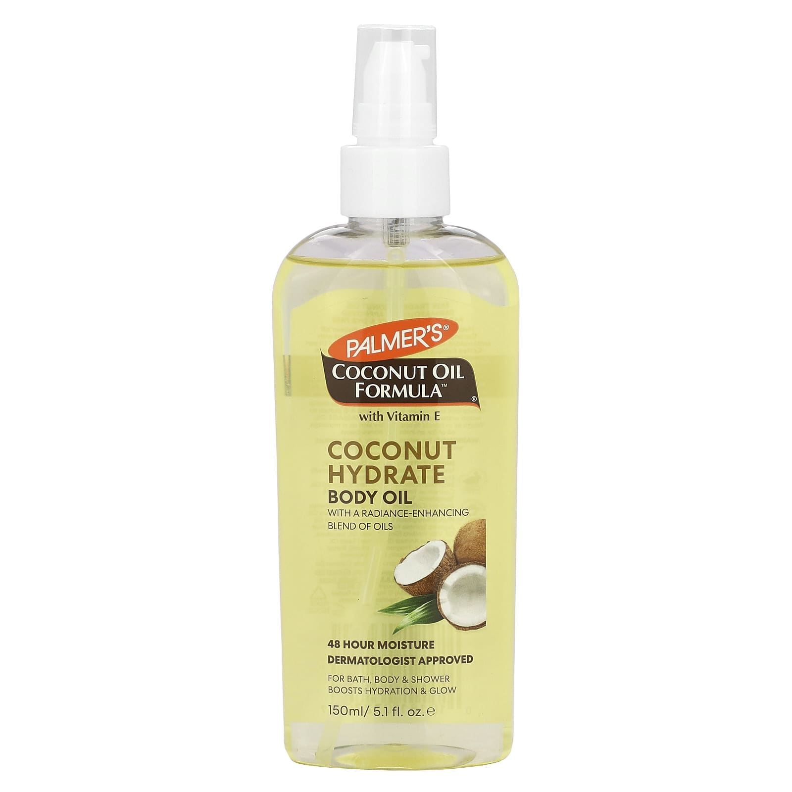 Palmer's, Coconut Oil Formula with Vitamin E, Body Oil, 5.1 fl oz (150 ml) - B00ZFWJLTY