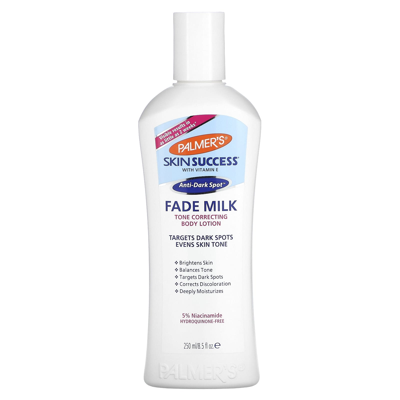 Palmer's, Skin Success with Vitamin E, Fade Milk, Tone Correcting Body Lotion, 8.5 fl oz (250 ml) - B00JEE7HI6