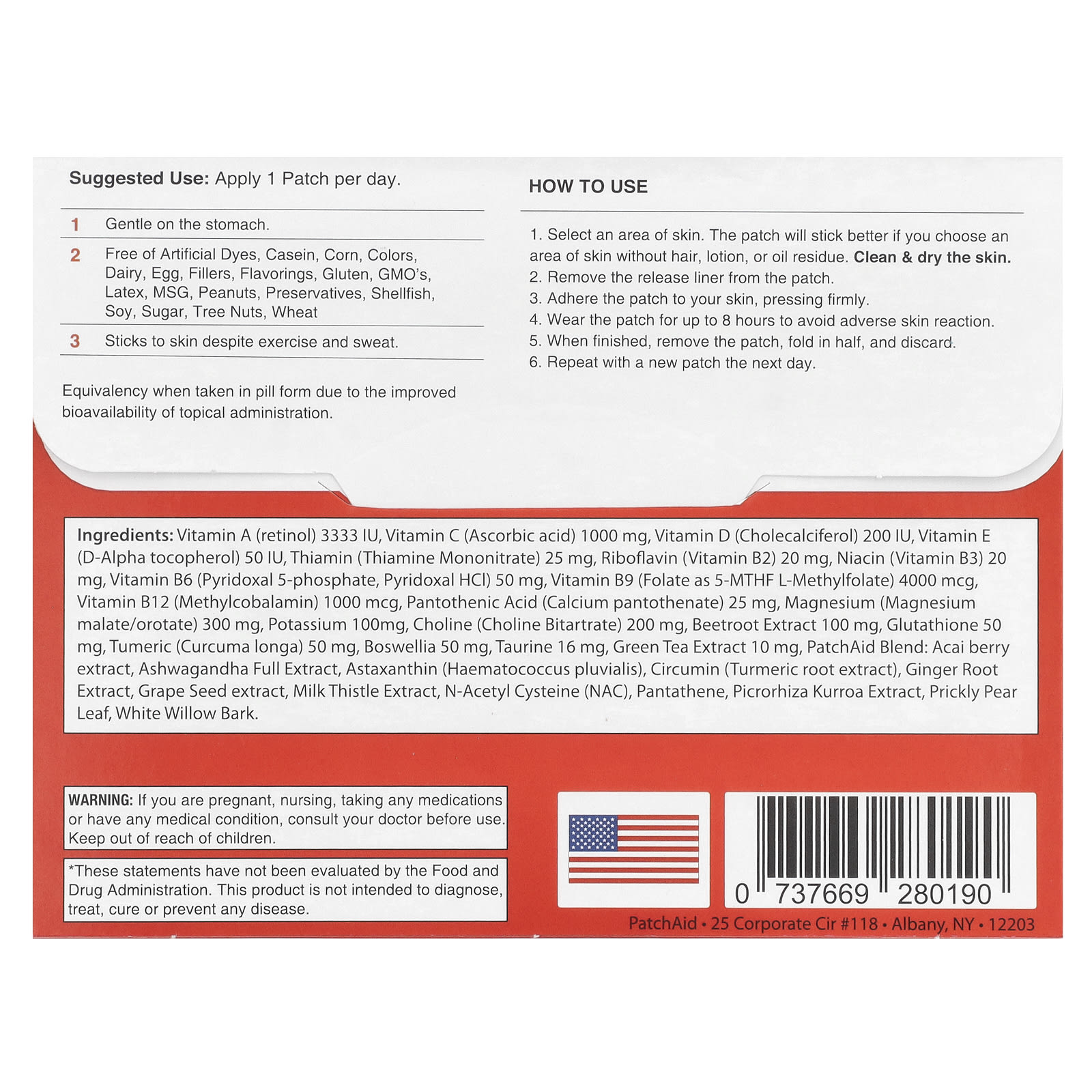 PatchAid, Hangover Plus Patch, 30 Patches - B095J2MFHJ