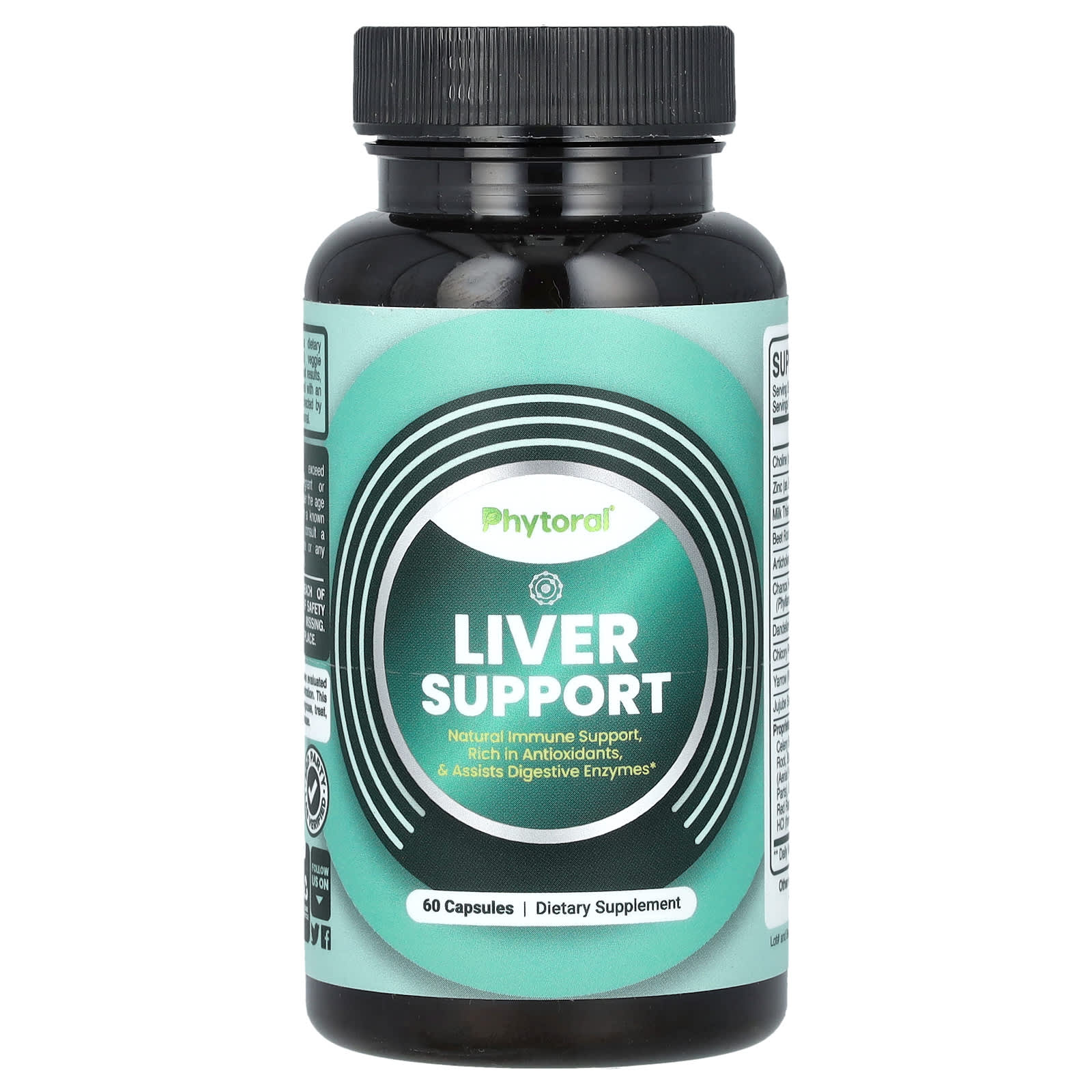 Phytoral, Liver Support, 60 Capsules - 