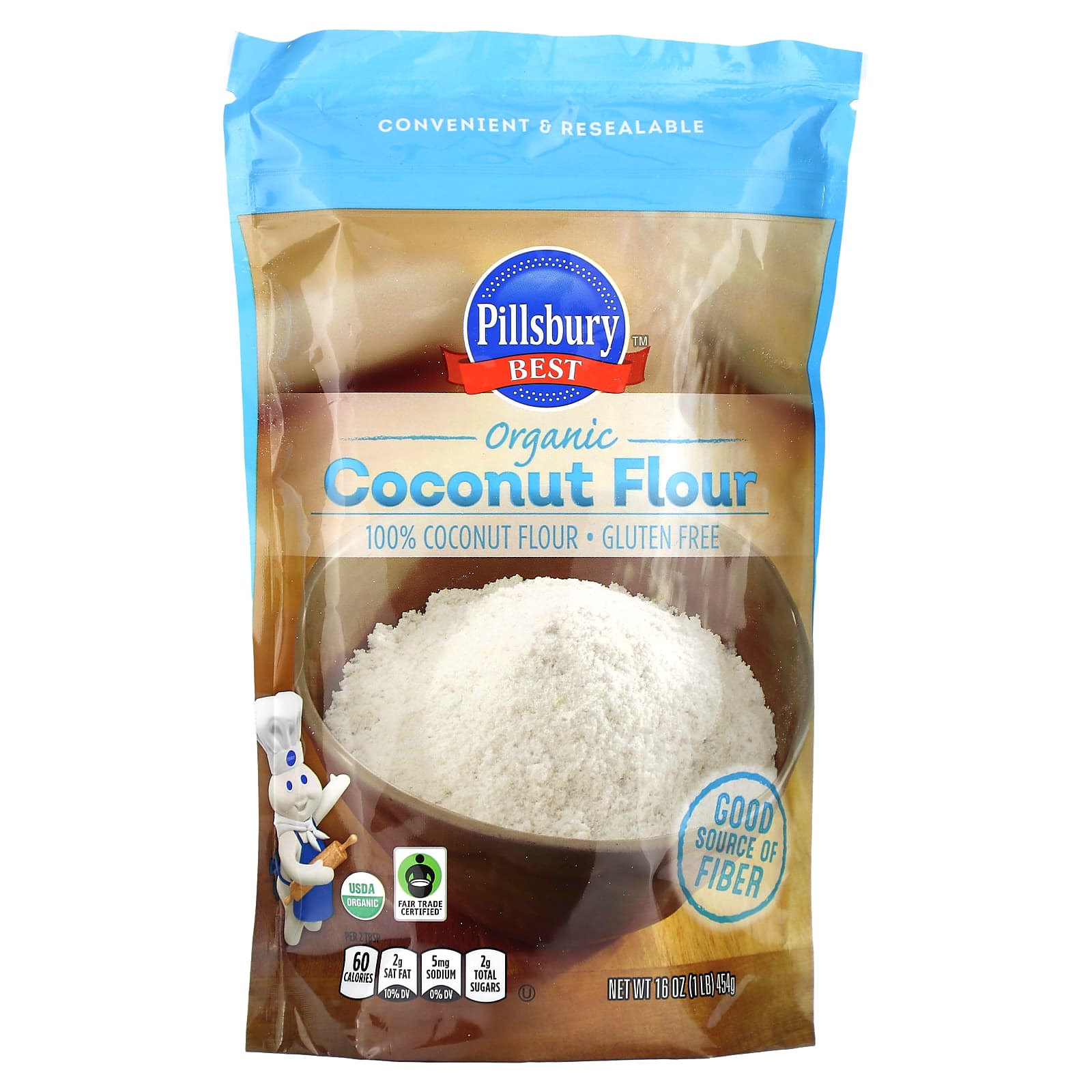 Pillsbury, Organic Coconut Flour, 1 lb. (454 g) - B08HJL63TT