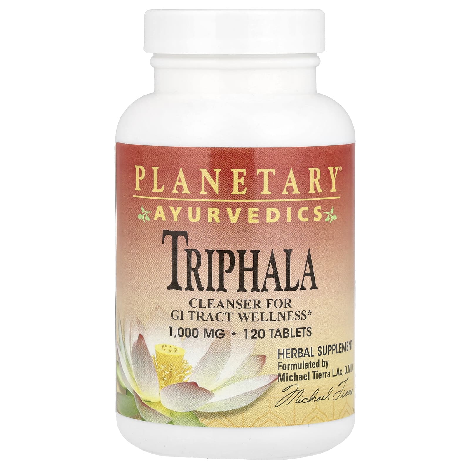 Planetary Herbals, Ayurvedics, Triphala, 2,000 mg, 120 Tablets (1,000 mg Per Tablet) - B0027YYN82