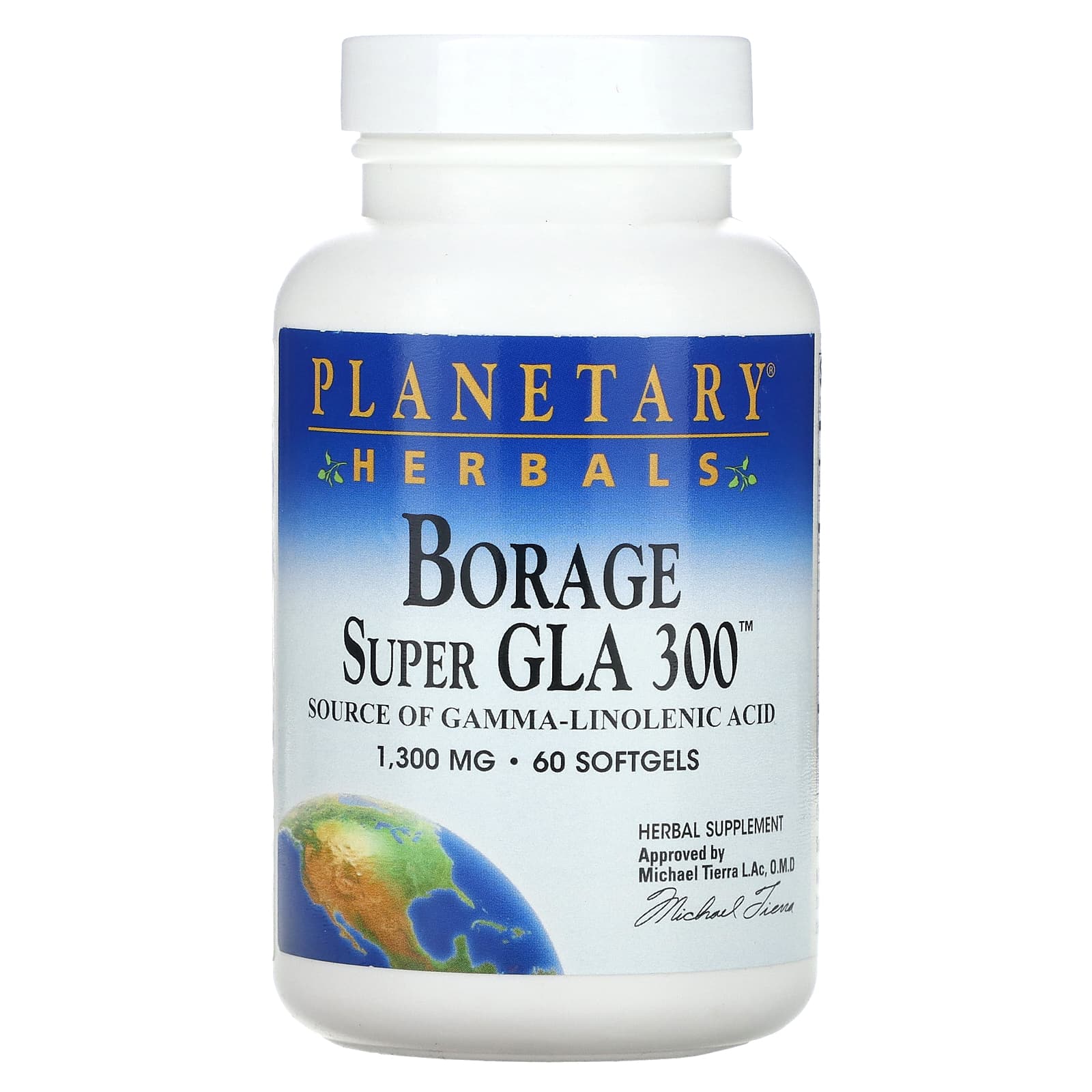 Planetary Herbals, Borage Super GLA 300, 1,300 mg, 60 Softgels - B00166OWR4