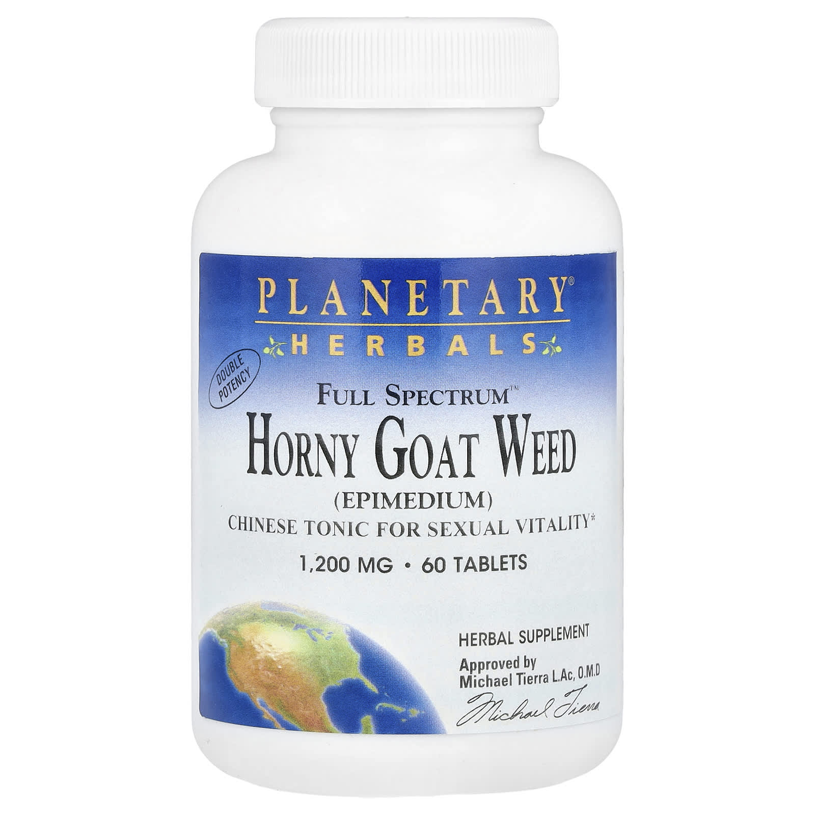 Planetary Herbals, Full Spectrum™ Horny Goat Weed , 1,200 mg, 60 Tablets - B008MOO6OW