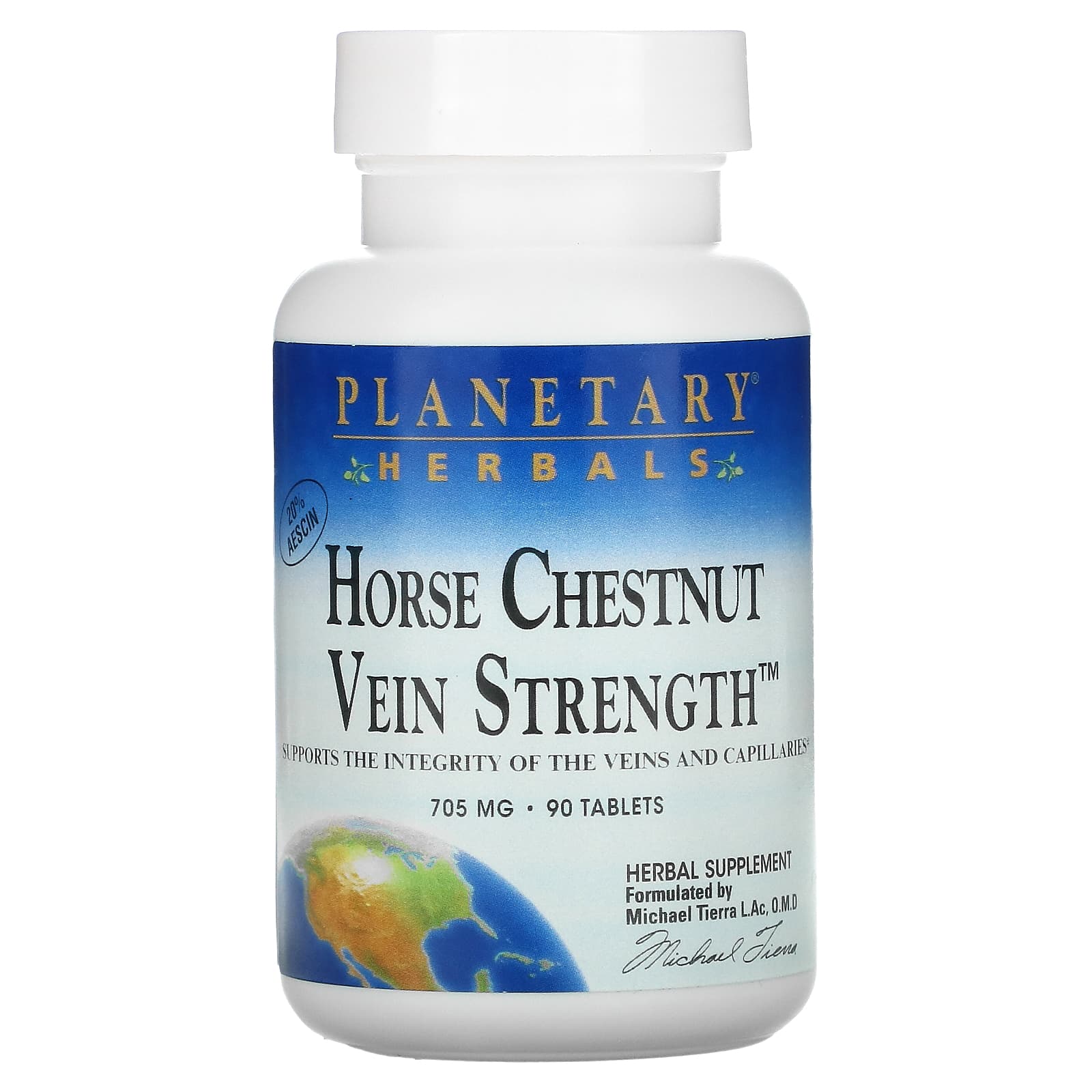 Planetary Herbals, Horse Chestnut Vein Strength™, 90 Tabs - B00014DQKQ