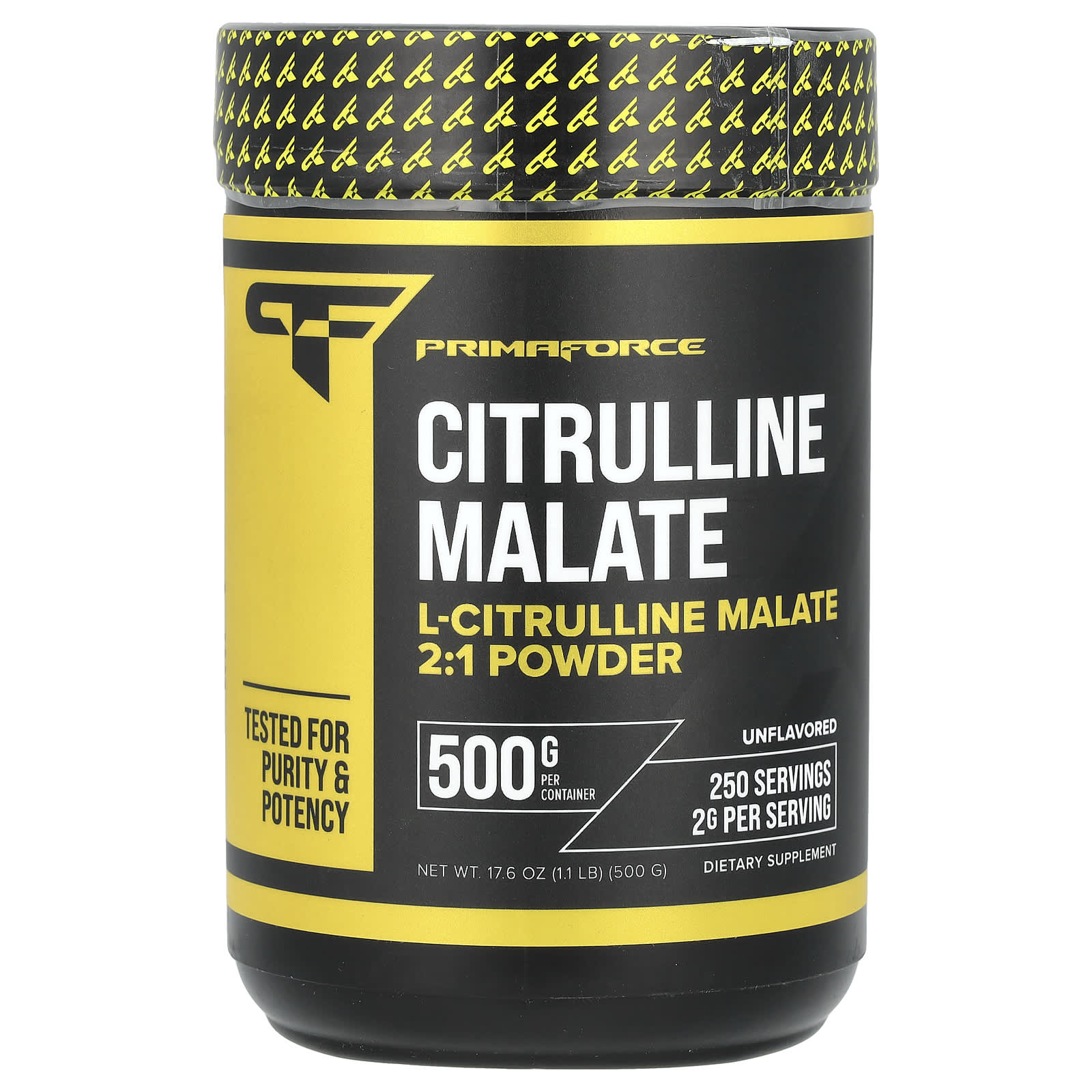 Primaforce, Citrulline Malate, Unflavored, 1.1 lb (500 g) - B079XZPJ8L