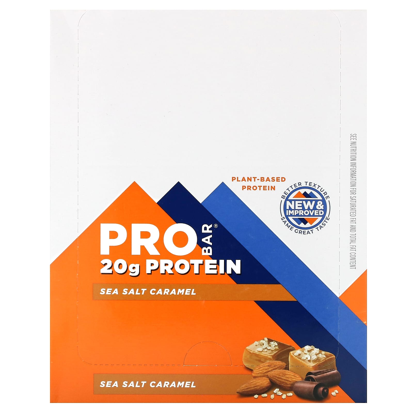 ProBar, Protein Bar, Sea Salt Caramel, 12 Bars, 2.47 oz (70 g) Each - B0BDTJ7CLB