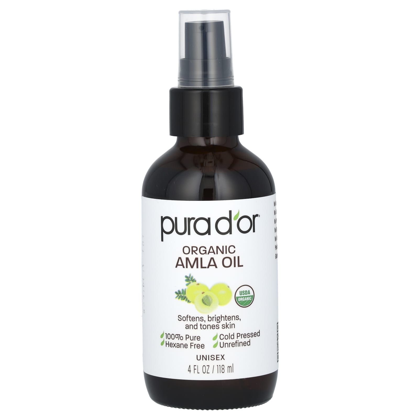 Pura D'or, Organic Amla Oil, 4 fl oz (118 ml) - B0BT5VR25V