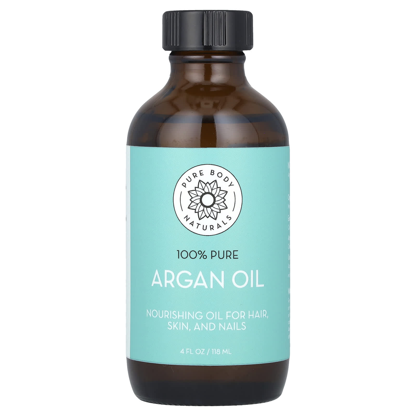 Pure Body Naturals, Argan Oil, 4 fl oz (118 ml) - 
