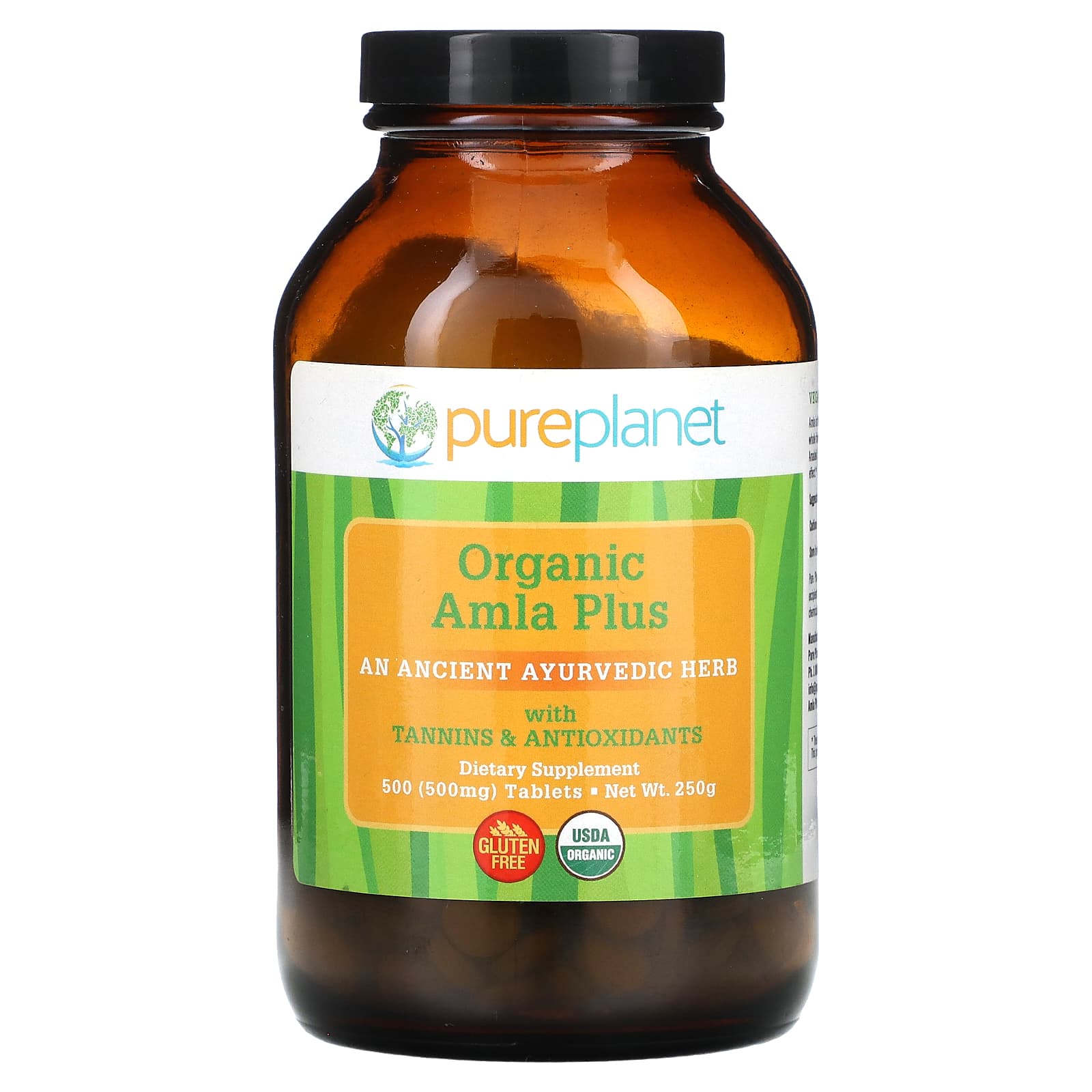 Pure Planet, Organic Amla Plus, 500 mg, 500 Tablets - B001ECXCSK